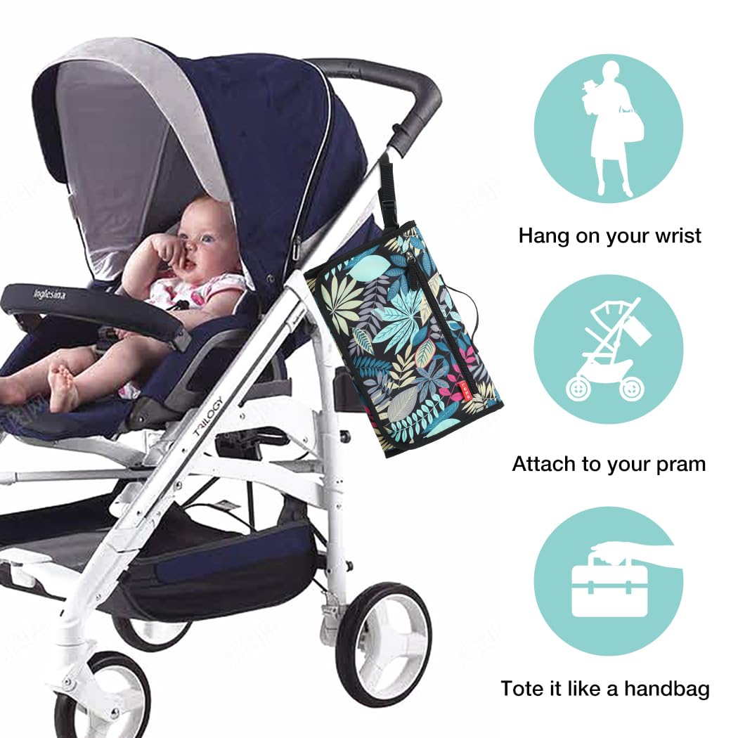 Lekebaby Portable Nappy Changing Mat Travel Baby Change Mat