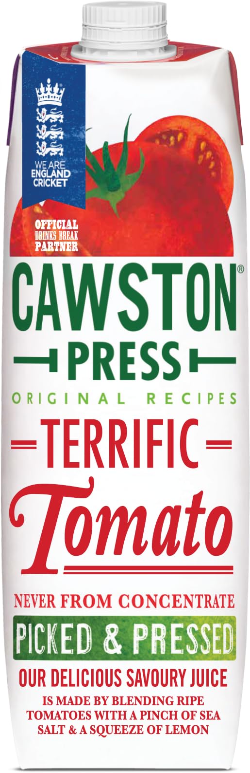 Cawston Press Brilliant Beetroot Pressed Juice 1 litre (Pack of 6) - Pure Pressed Beetroot, Vegan, No Added Sugar