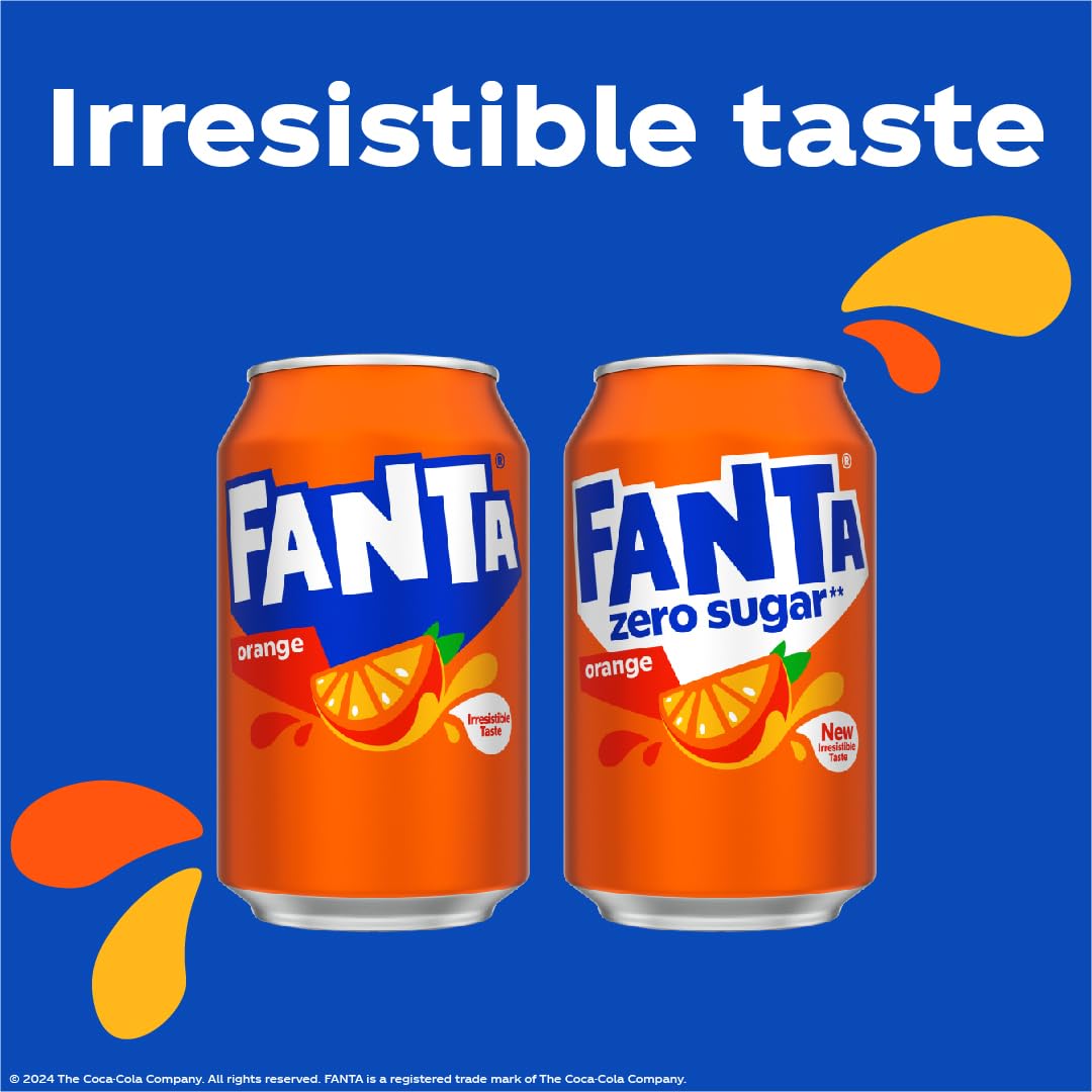 Fanta Fruit Twist Soft Drink Cans, 8 x 330 mL