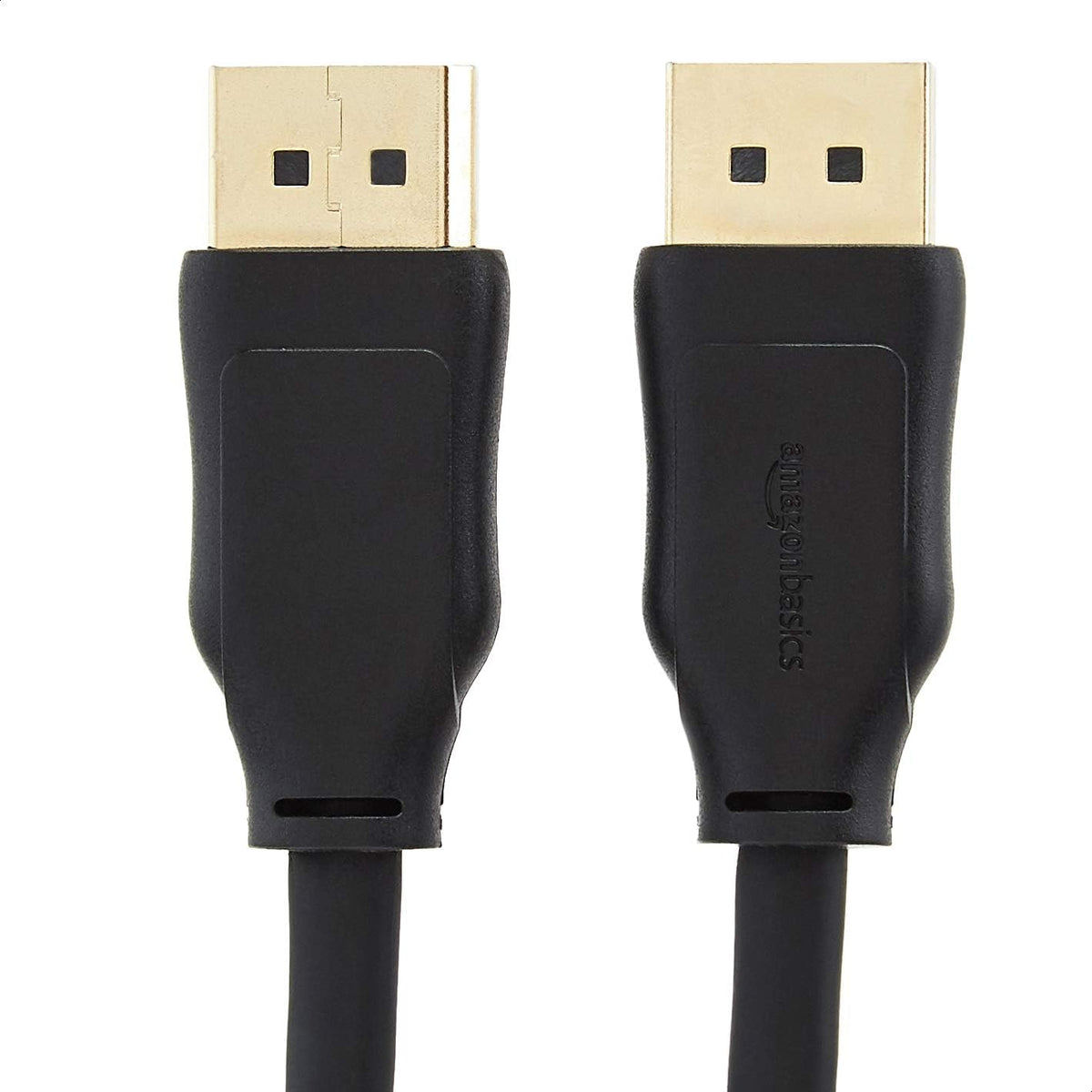 Amazon Basics DisplayPort 1.4 Cable, 32.4Gbps High-Speed, 8K@60Hz, 4K@120Hz, Dynamic HDR and 3D, Gold-Plated Plugs, 1.8 m, Black