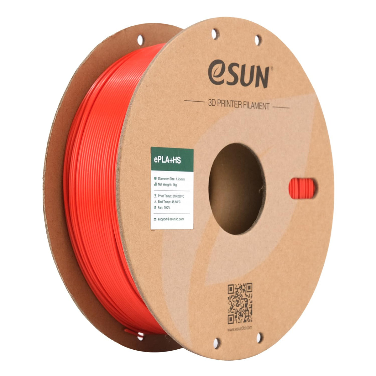 eSUN PLA+ Filament 1KG, PLA+HS High Speed 3D Printer Filament, Cold White