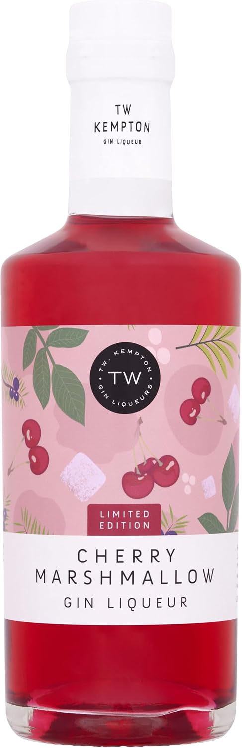 TW Kempton Cherry Marshmallow Gin Liqueur 20% ABV 50cl |