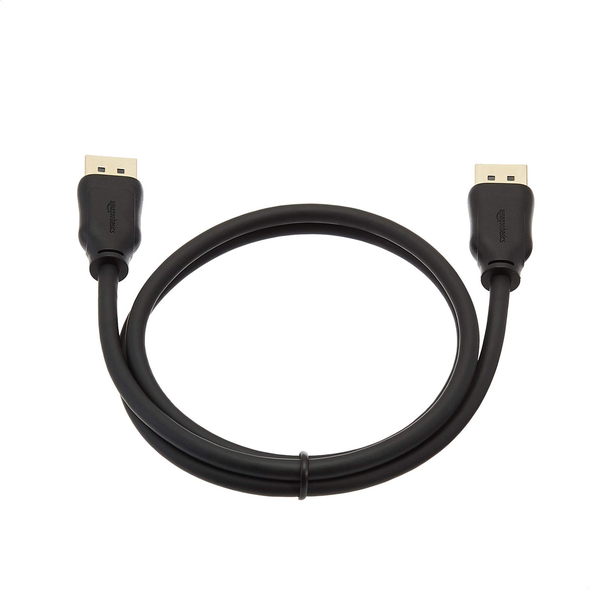 Amazon Basics DisplayPort 1.4 Cable, 32.4Gbps High-Speed, 8K@60Hz, 4K@120Hz, Dynamic HDR and 3D, Gold-Plated Plugs, 1.8 m, Black