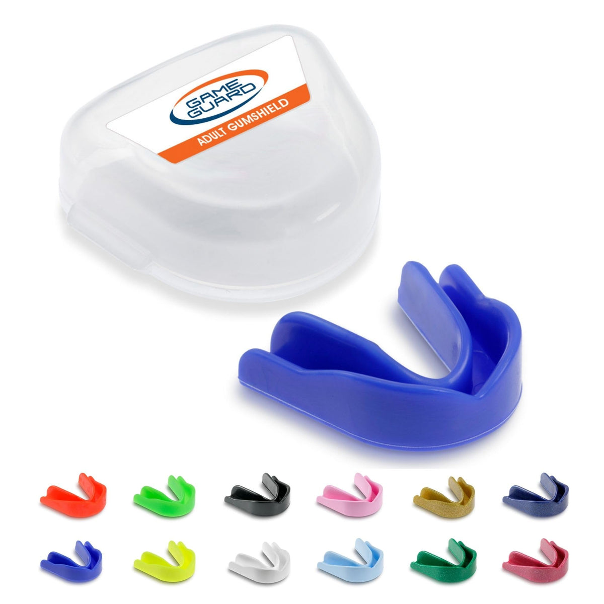 GAME GUARD Sports Mouthguard – Easy Fit Boil & Bite Gum Shield for Kids/Junior (Age 8+) – Mouth Guard for Rugby, Hockey, GAA – Ideal for Schools and Clubs (Baby Pink)