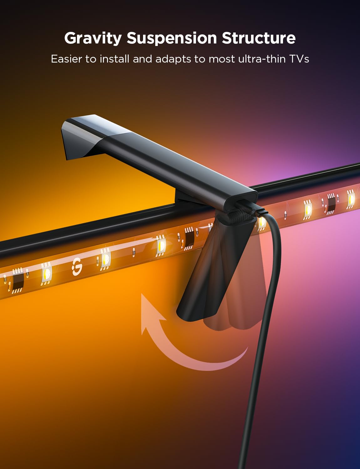 Govee TV Backlight 3 Lite with Fish-Eye Correction Function