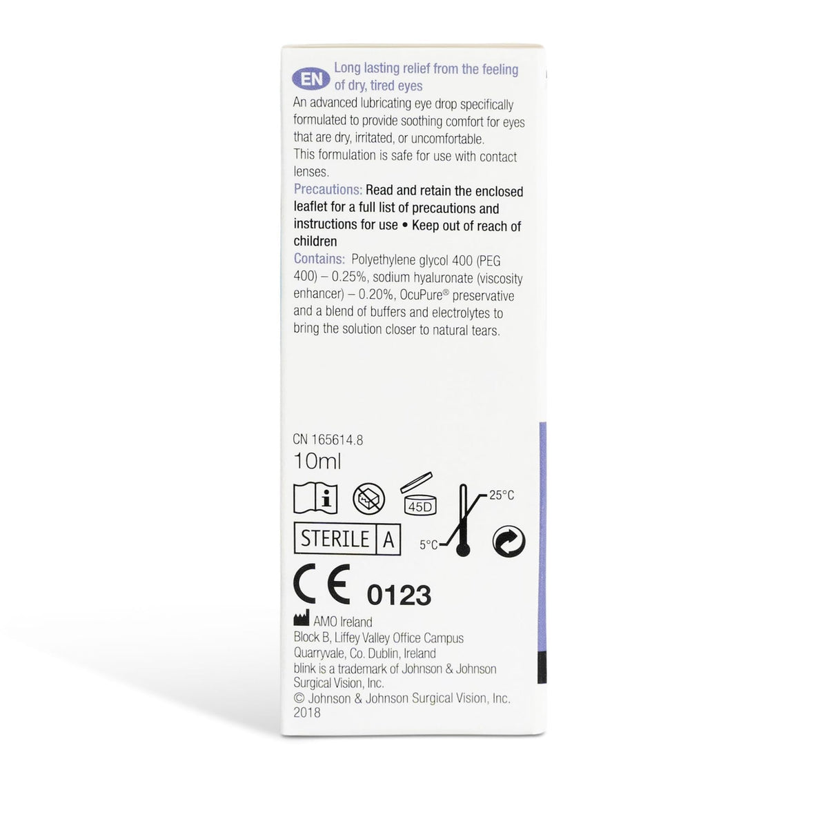 Blink Intensive Eye Drops for Dry Eyes, 10 ml