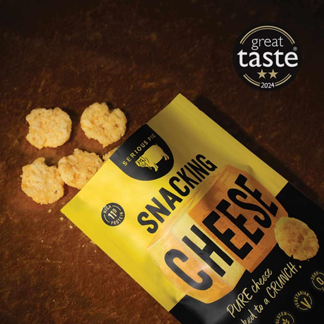 Serious Pig Classic Selection Box Gourmet Snack Hamper with Cheese Salami Pickles Crisps (9 Packs)