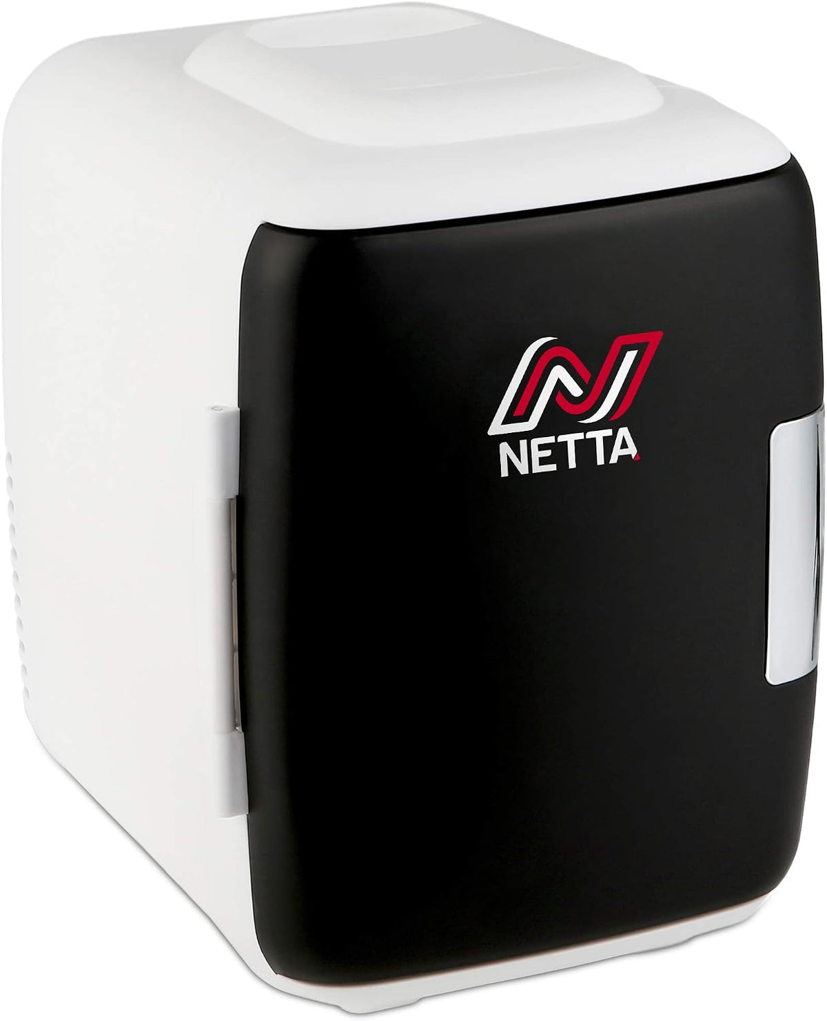 NETTA 5L Mini Fridge - Portable Small Fridge for Drinks, Snacks, Skincare - For Bedroom, Student Dormitory, Office With Cooling And Warming Function - AC/DC Portable – White