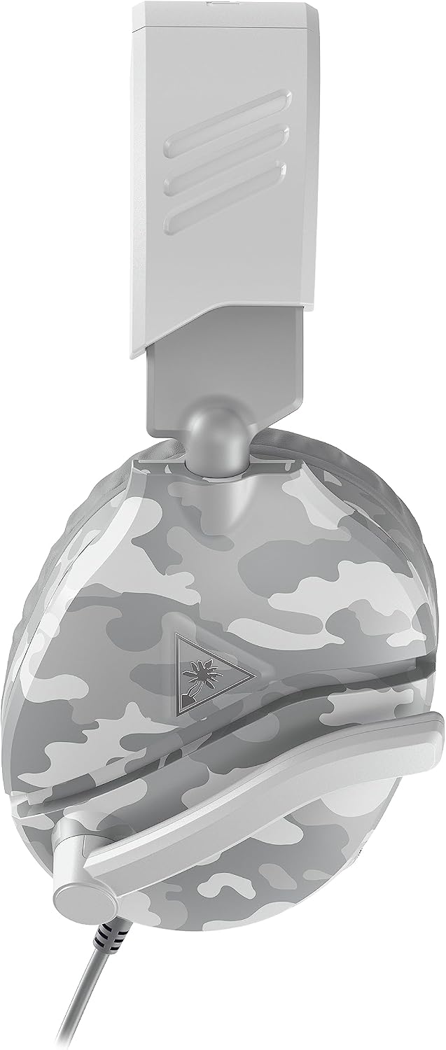 Turtle Beach Recon 70 Camo White Wired Multiplatform Gaming Headset for PS5, PS4, Xbox Series X or S, Xbox One and Mobile with 3.5mm Wired Connection, Flip-to-Mute Mic, 40mm Speakers