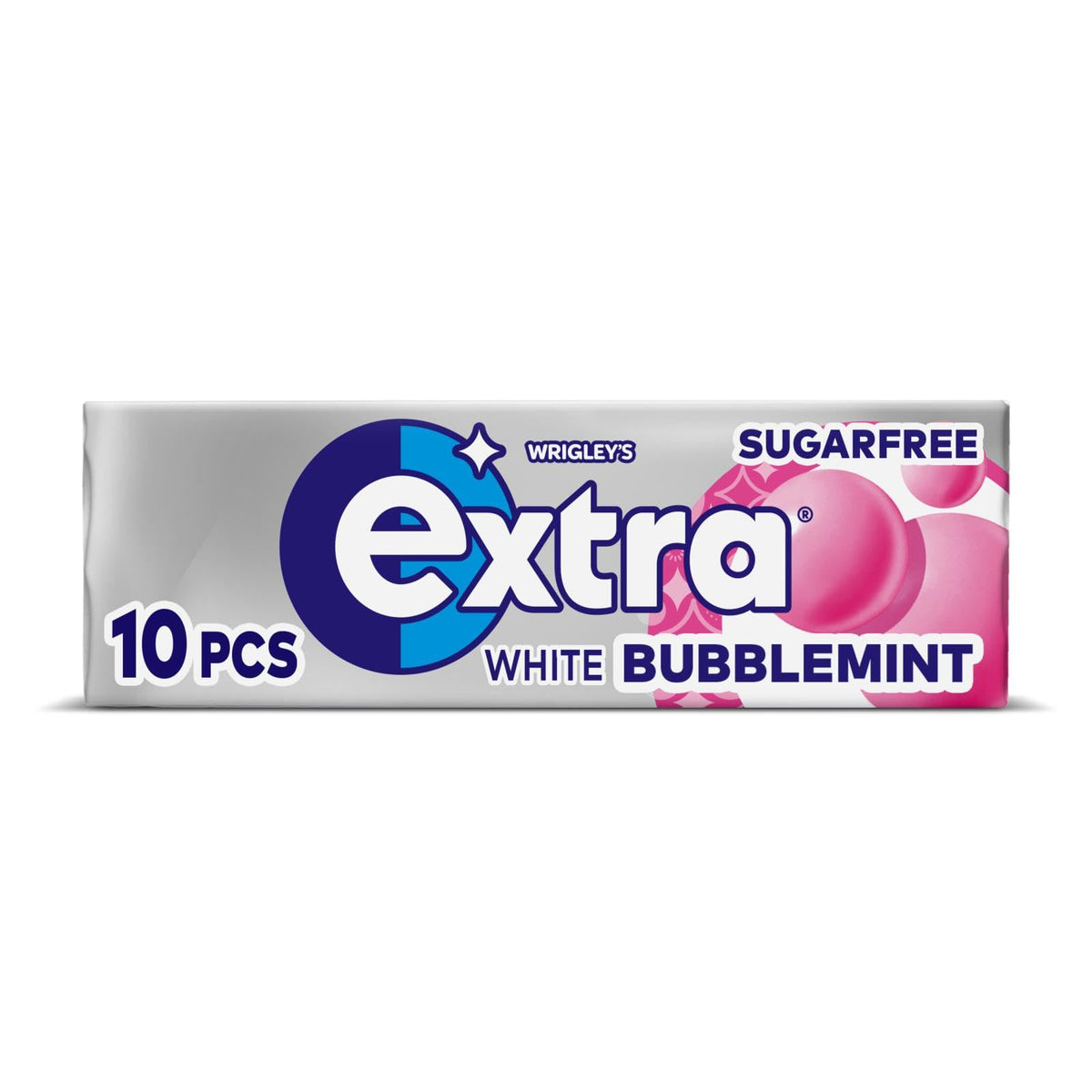 Wrigley's Extra White Bubblemint Sugar Free Chewing Gum Bottle 46 Pieces