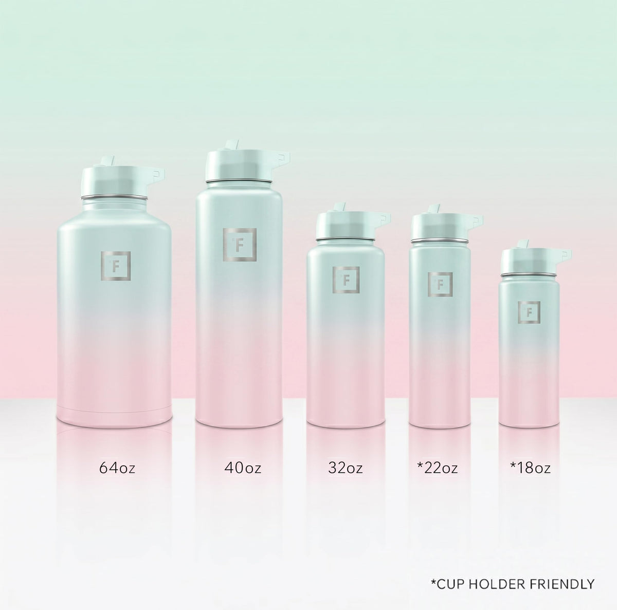 Insulated Water Bottle with Straw - 650/950/1200/1800 ml - Leakproof Double-Walled Stainless Steel Metal Drink Flask BPA-Free - Sports Travel Gym Camping Hiking Kids