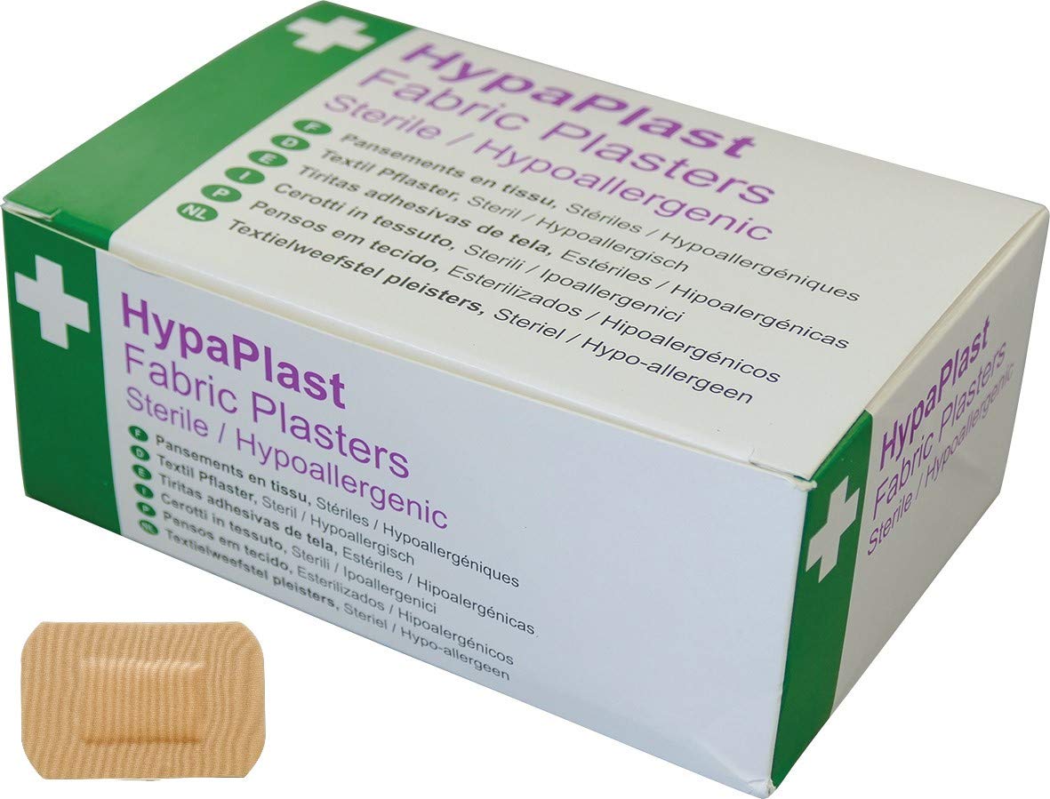 Safety First Aid Group HypaPlast Pink Washproof Plasters, 7.2 x 2.5 cm (Pack of 100)