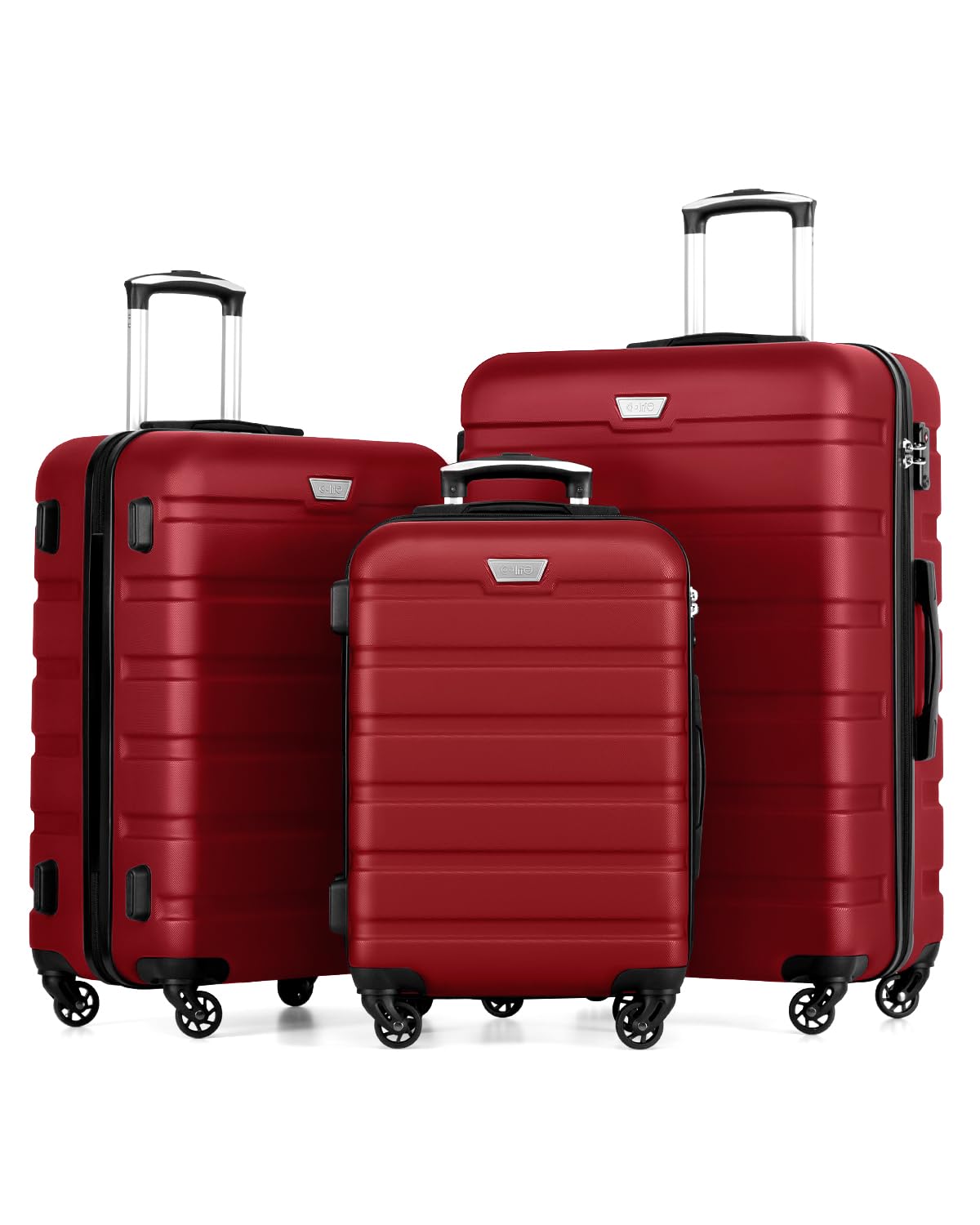 COOLIFE 28 Inch Large Suitcase, ABS+PC, Lightweight Hard Shell Luggage