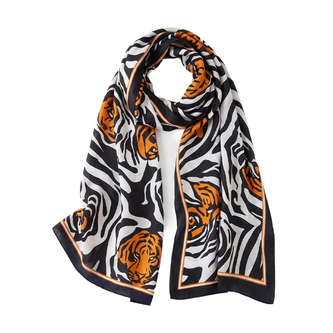Trillion London® Silk Shawl Birthday Gifts for Women - Designer Silk Scarf