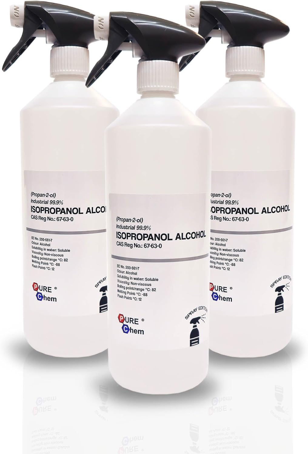 Pure Chem Isopropyl Alcohol Isopropanol IPA Rubbing Alcohol Cleaning 99.9%