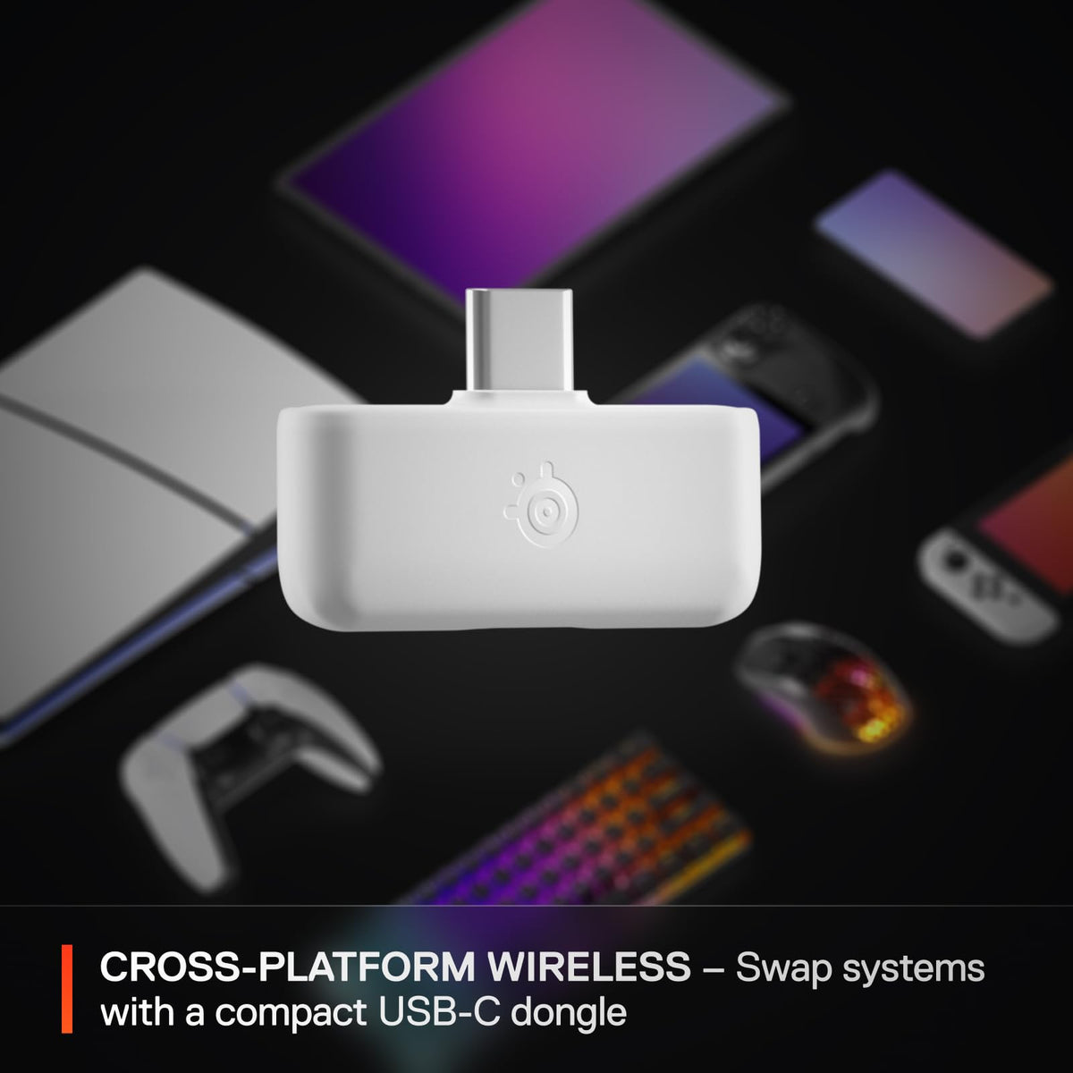 SteelSeries Arctis Nova 5P Wireless - PS5 Gaming Headset - 100+ Audio Presets via App - Neodymium Magnetic Drivers - 60H Battery - 2.4GHz/BT - ClearCast Gen2.X Mic - Supports PS4, PC, Mobile