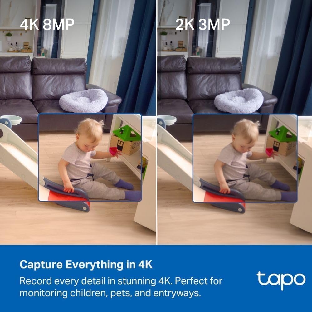 Tapo C230 3K 5MP Pan/Tilt Indoor Security Camera Pet Camera Baby Camera