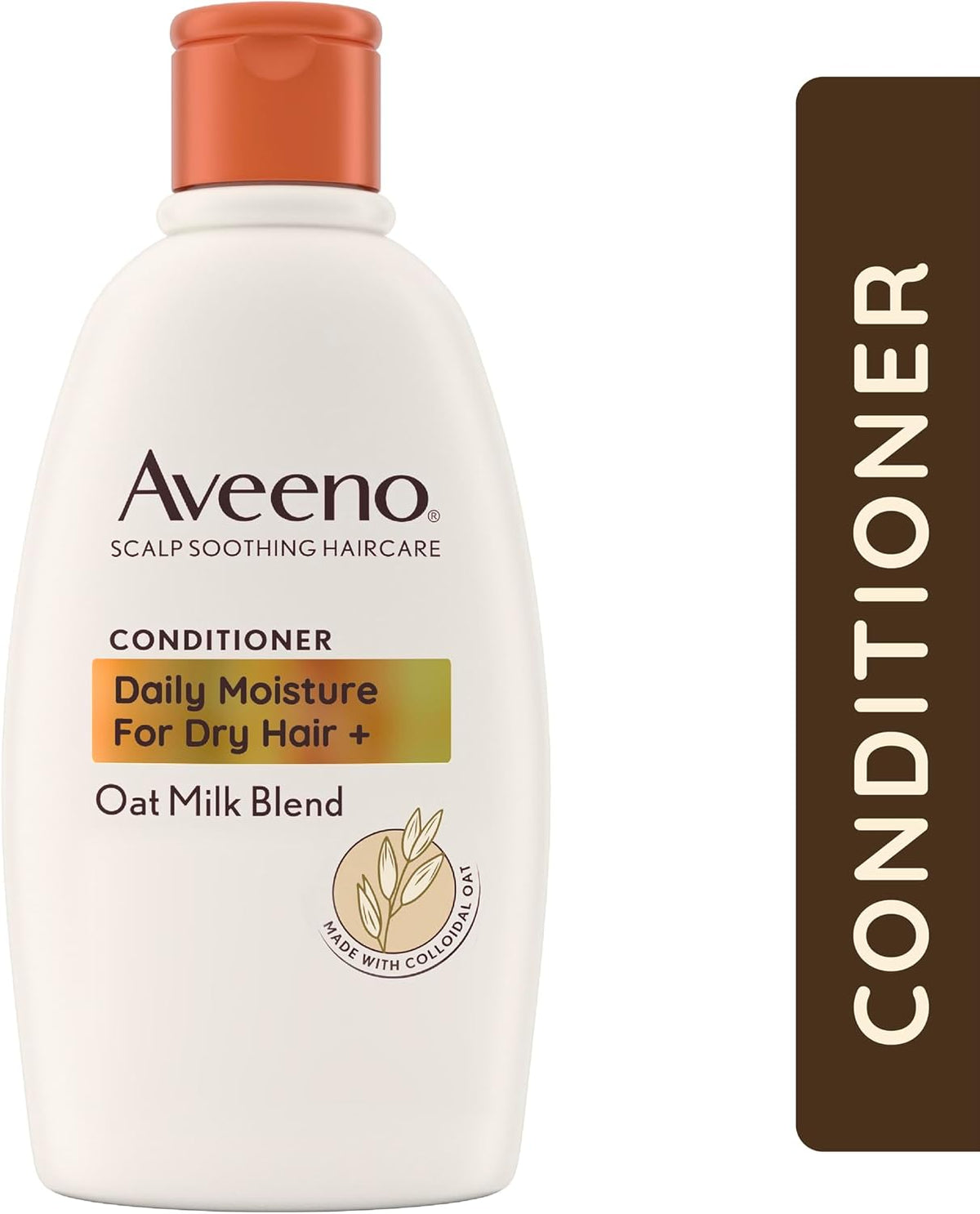 Aveeno Scalp Soothing Haircare Daily Moisture Conditioner, Oat Milk Blend, for Dry Hair, Soothes Dry, Itchy & Flaky Scalp, Clinically Proven, Sulfate Free, 300ml