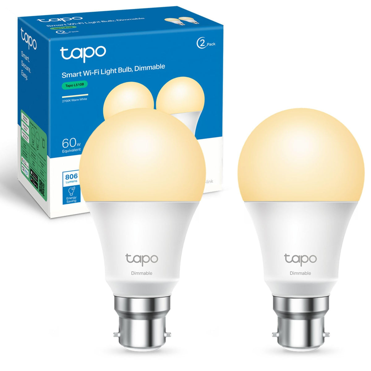 Tapo L430P E14 Smart Bulb P45 Multicolour LED Light Bulb