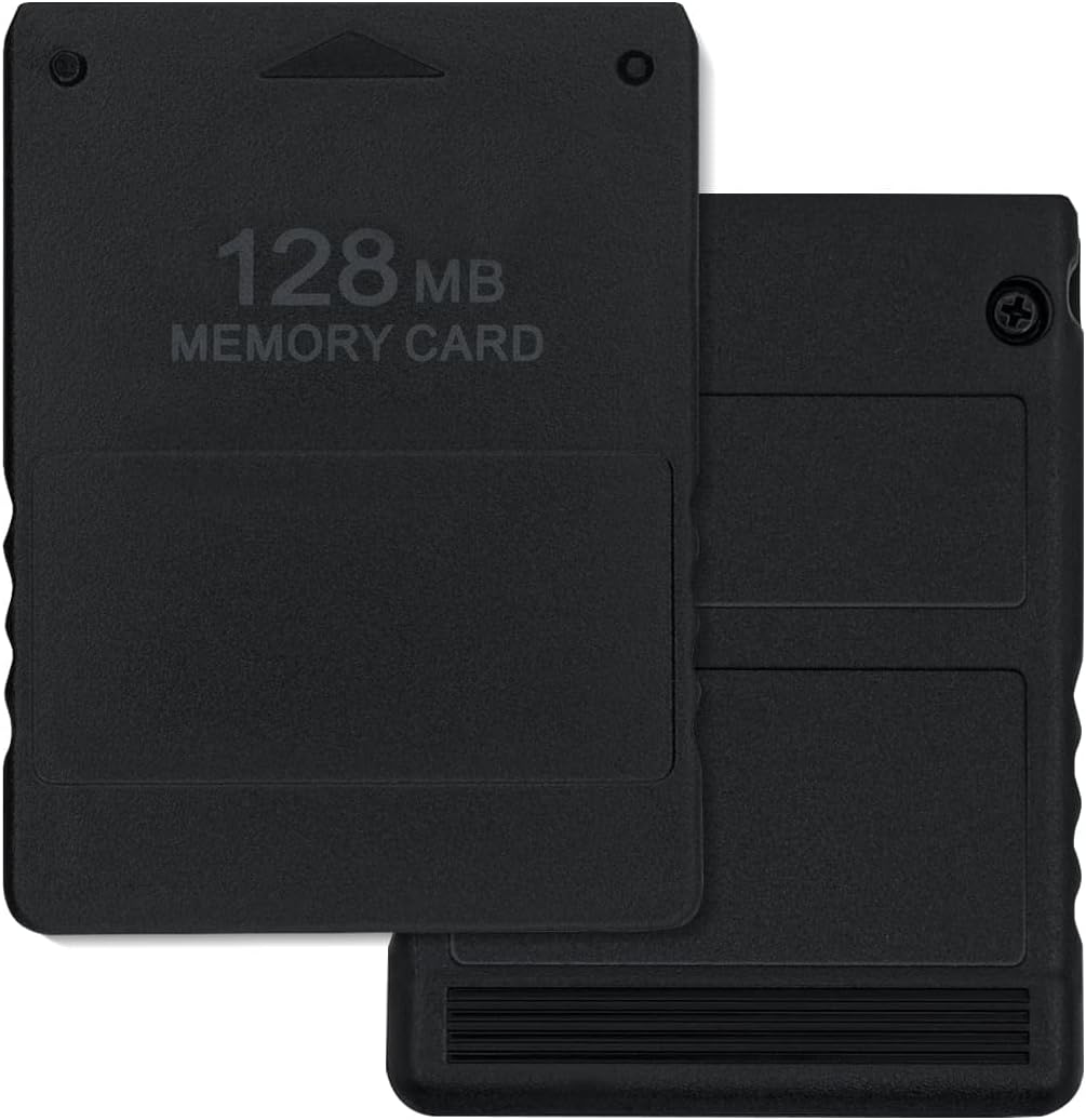 Mcbazel PS2 Memory Card 128MB, 128MB Memory Card for Playstation 2 PS2/Slim Game Console