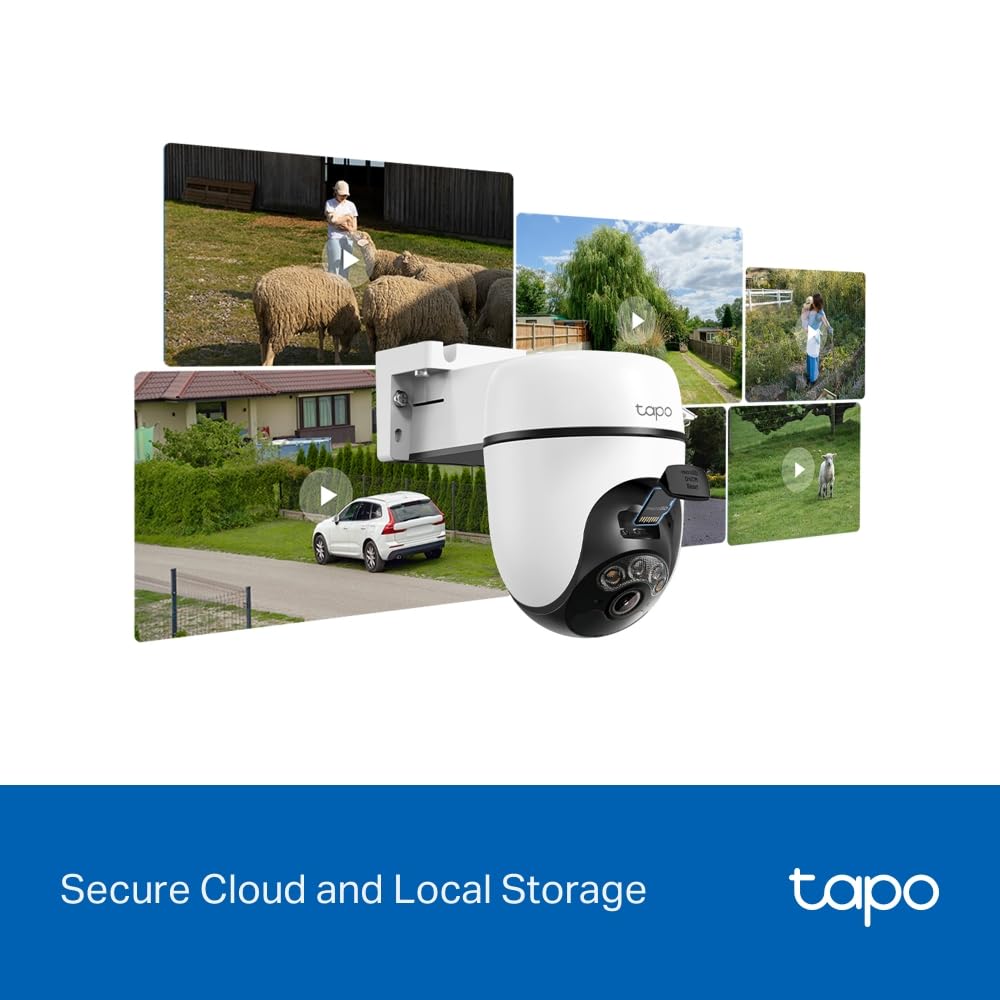 Tapo TC90 KIT 2K 3MP Solar Pan/Tilt Outdoor Security Camera Wireless