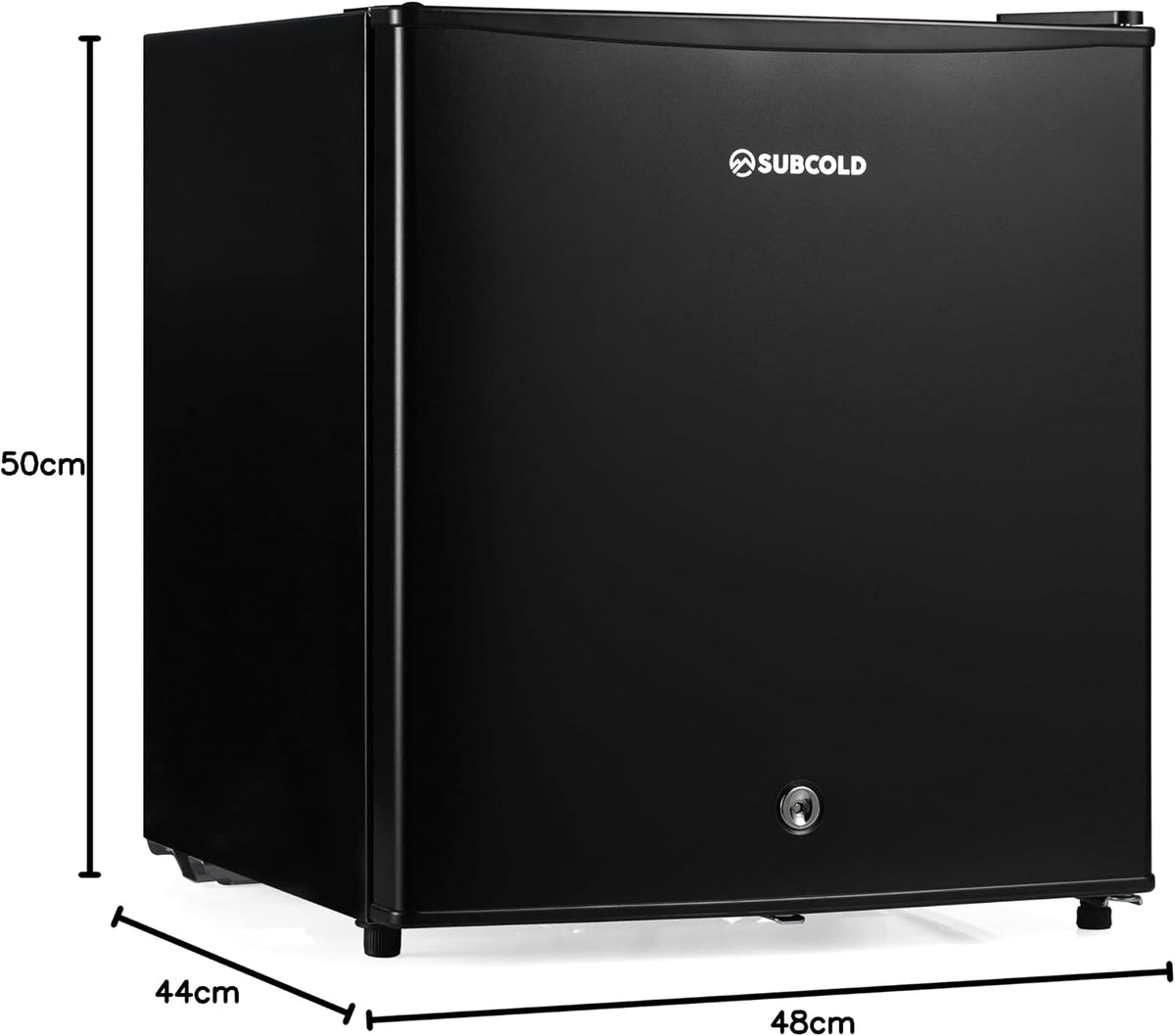 Subcold Eco50 Mini Fridge | 45L Tabletop Solid Door | Chiller Box & Lock