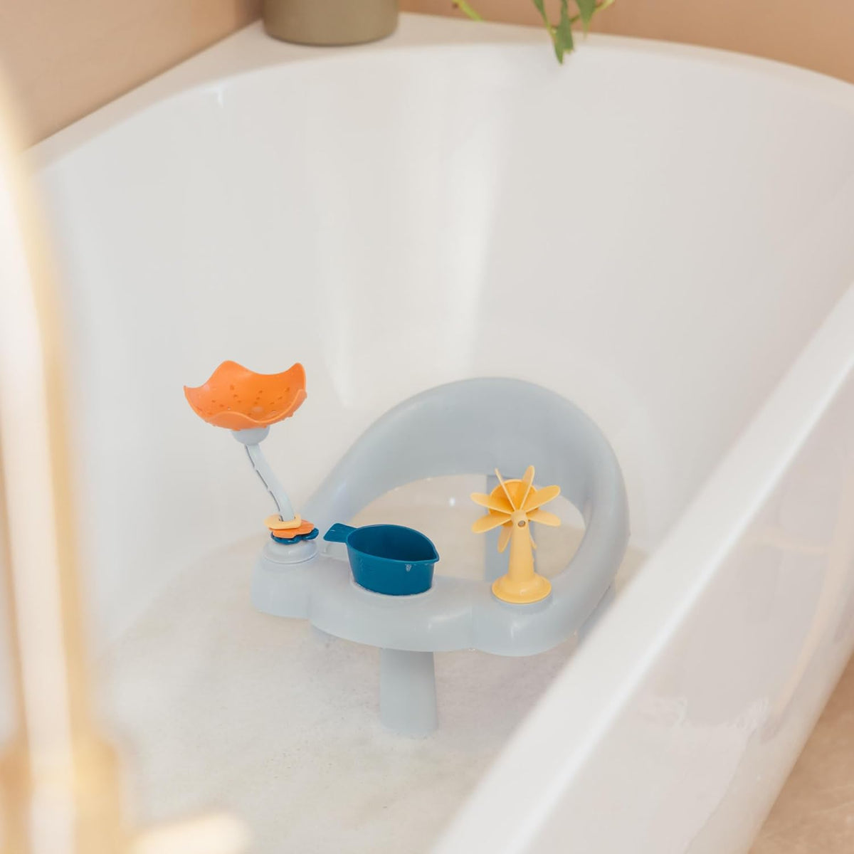 Bebeconfort Playful Swivel Baby Bath Seat, 0–10 kg, Blue