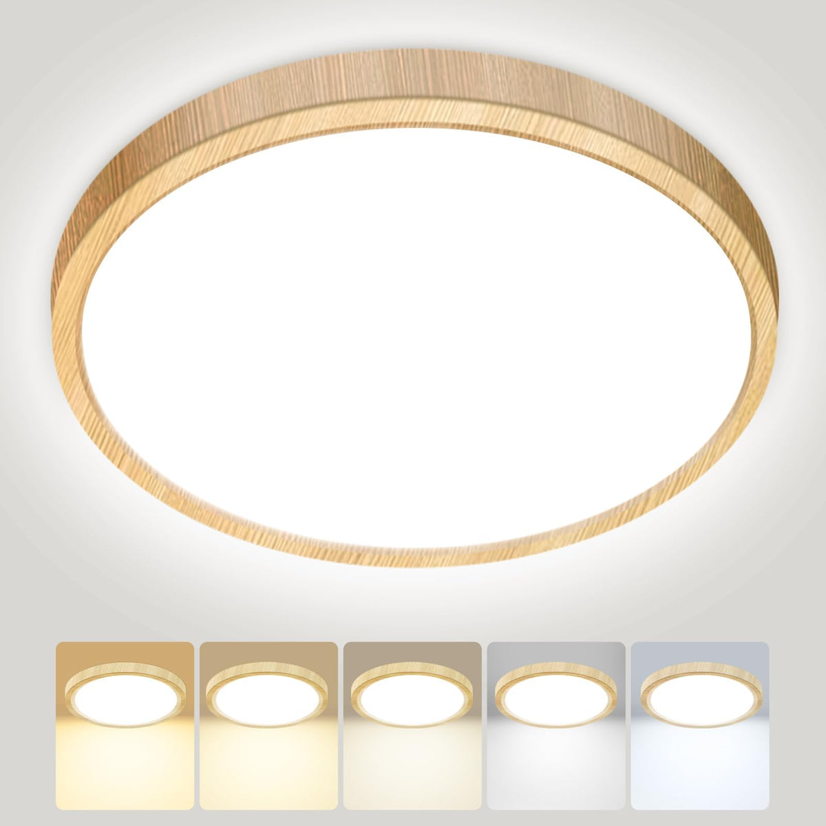 Peasur Bathroom Light, 3000K/3500K/4000K/5000K/6500K 5 Color Temperature