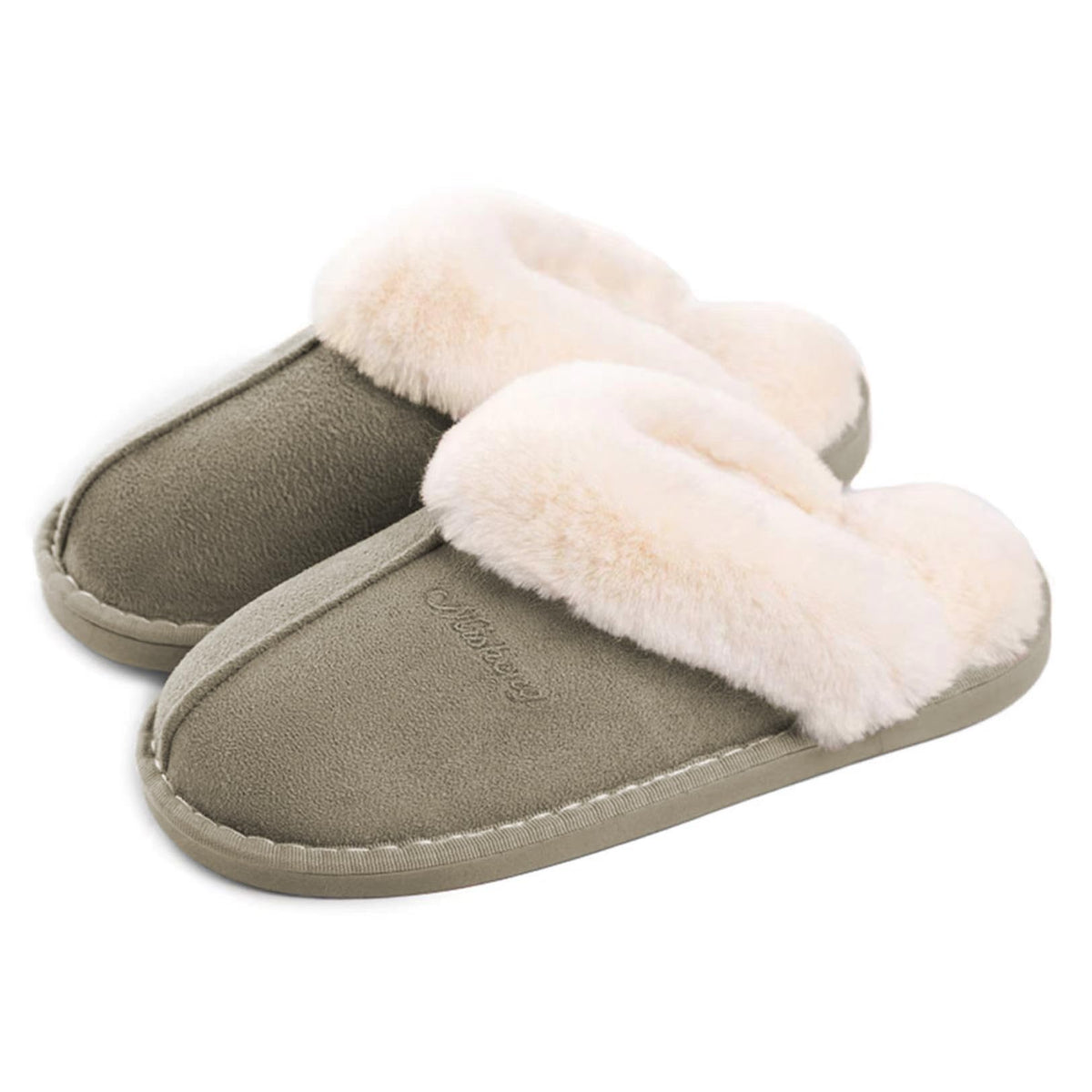 Misolin Womens Slippers With Memory Foam Fluffy Slip-on House