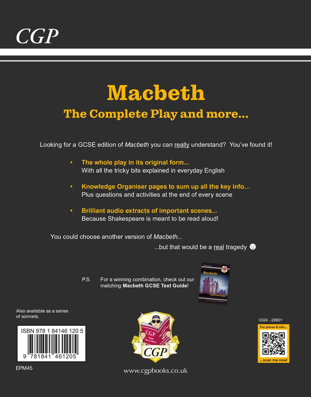 Macbeth - The Complete Play with Annotations, Audio and Knowledge Organisers: for the 2027 and 2028 exams