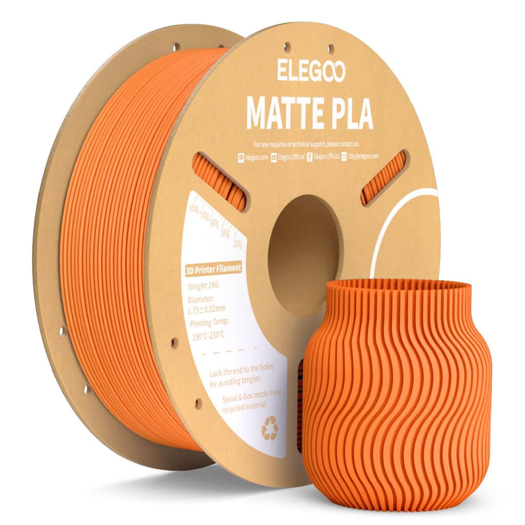 ELEGOO Matte PLA 3D Printer Filament Lavender Purple 1KG 1.75mm