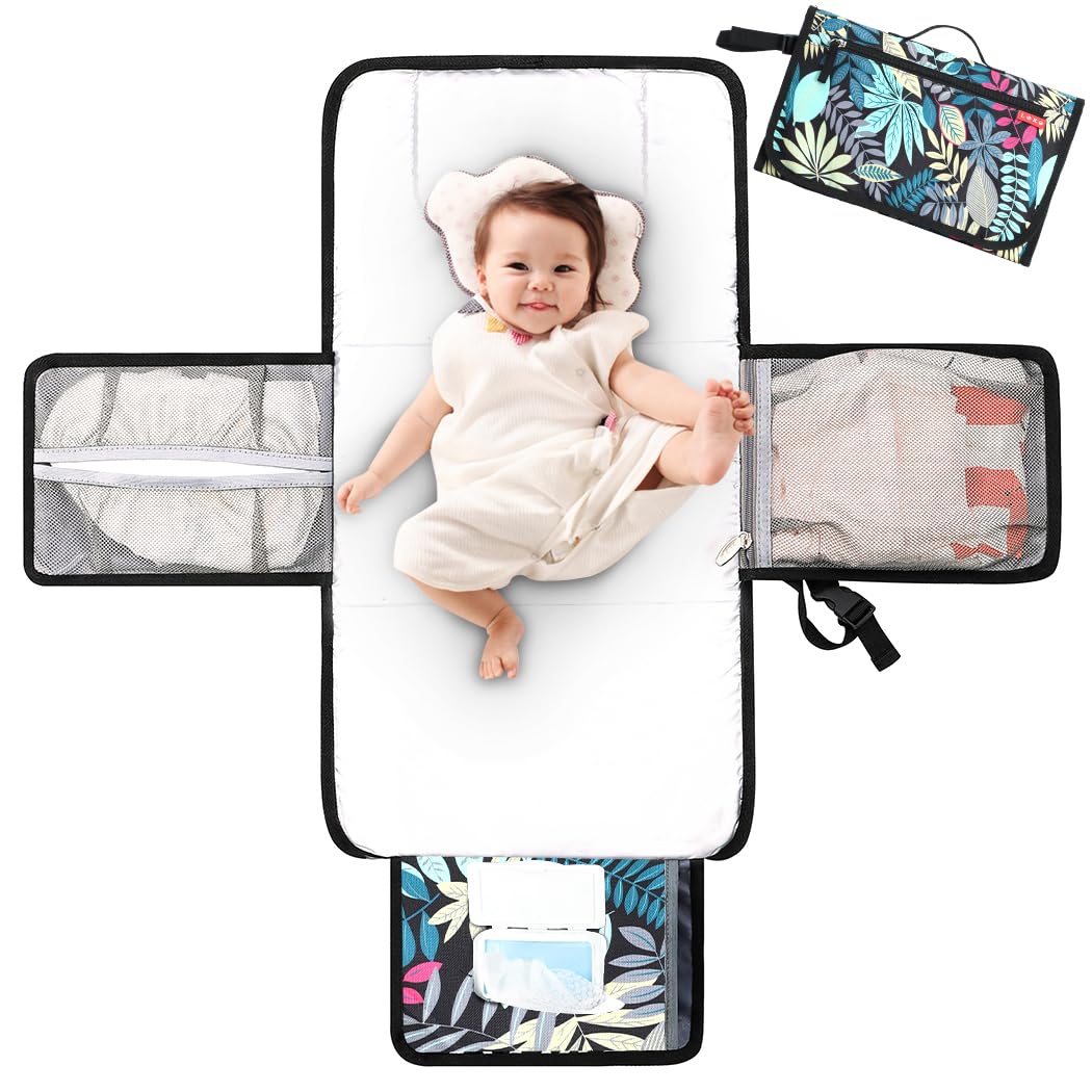 Lekebaby Portable Nappy Changing Mat Travel Baby Change Mat