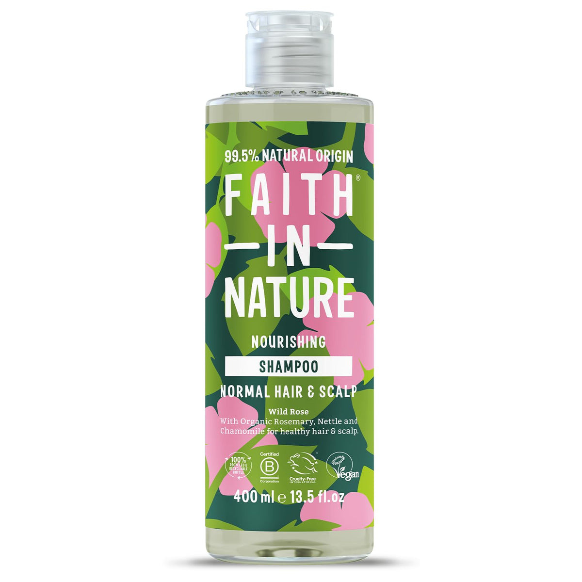 Faith In Nature Organic Coconut Shampoo, Hydrating for Dry Hair & Scalp, Vegan & Cruelty Free, No SLS, Silcones or Parabens, 400ml