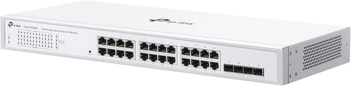 TP-Link Festa FS328G - 24-Port Gigabit Switch with 4 SFP Slots, Cloud Management, Enterprise Network Optimization, Security and Stable Performance