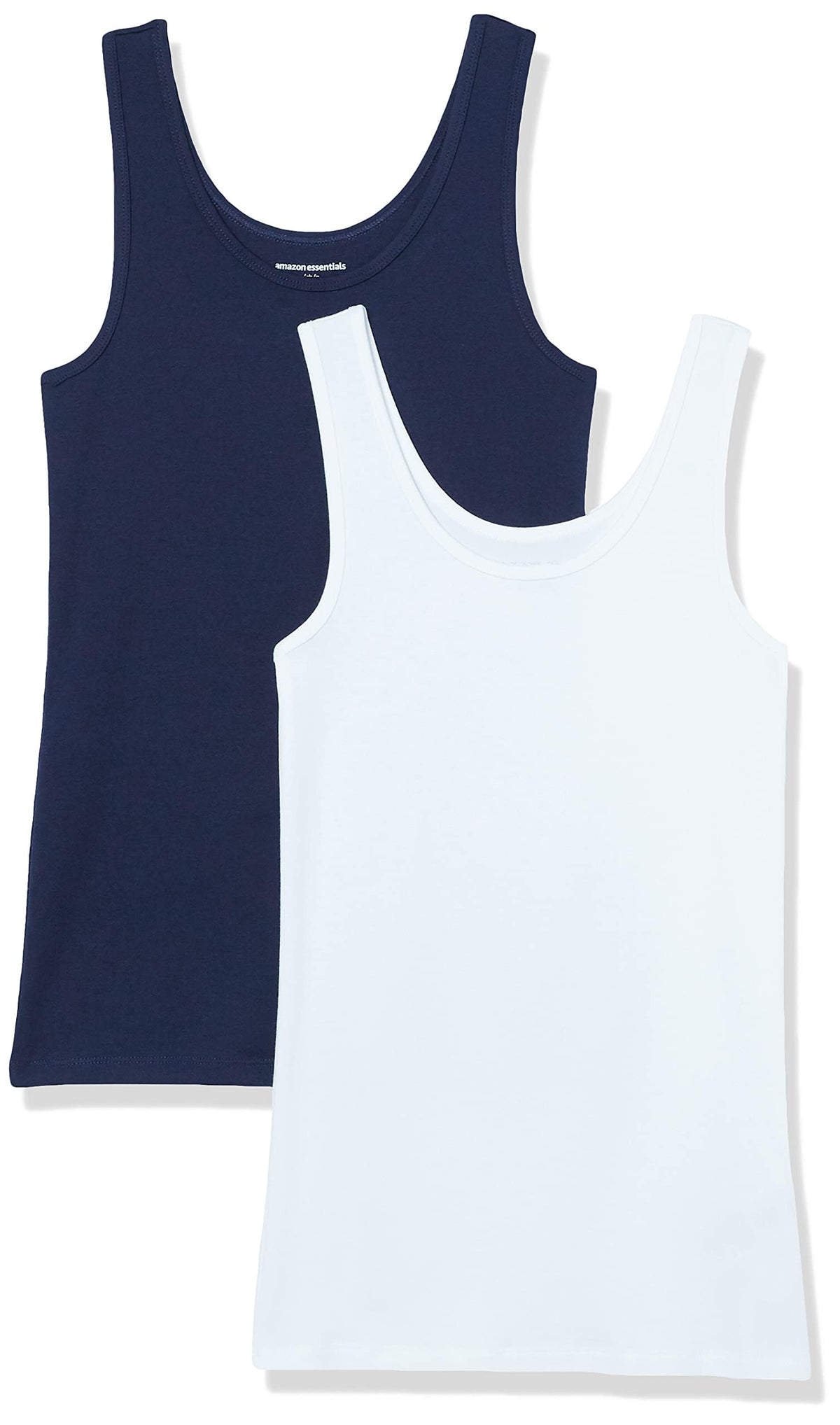 Amazon Essentials Women's Slim-Fit Vest, Pack of 2