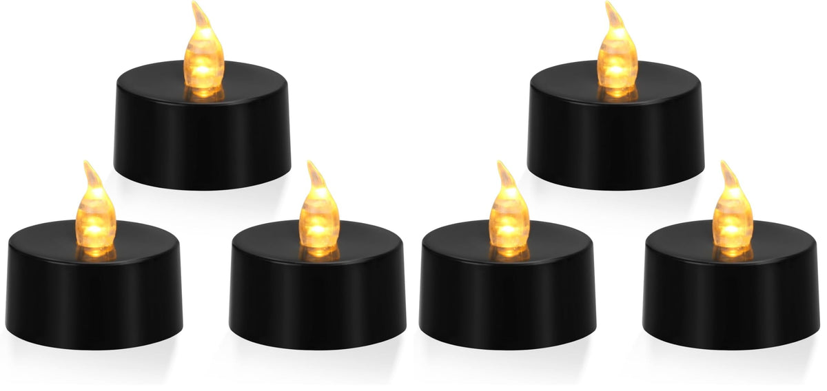 24 Pack LED Tea Lights, Warm White Light, for Decoration