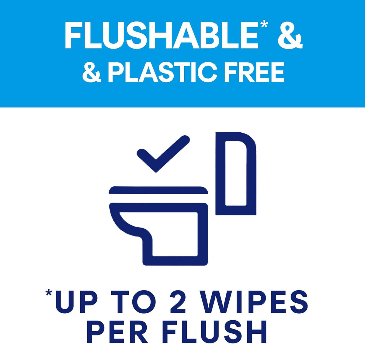 Andrex Ultimate Fresh Washlets, 4-Pack - Gentle, Biodegradable, Flushable Toilet Wipes for Everyday Hygiene