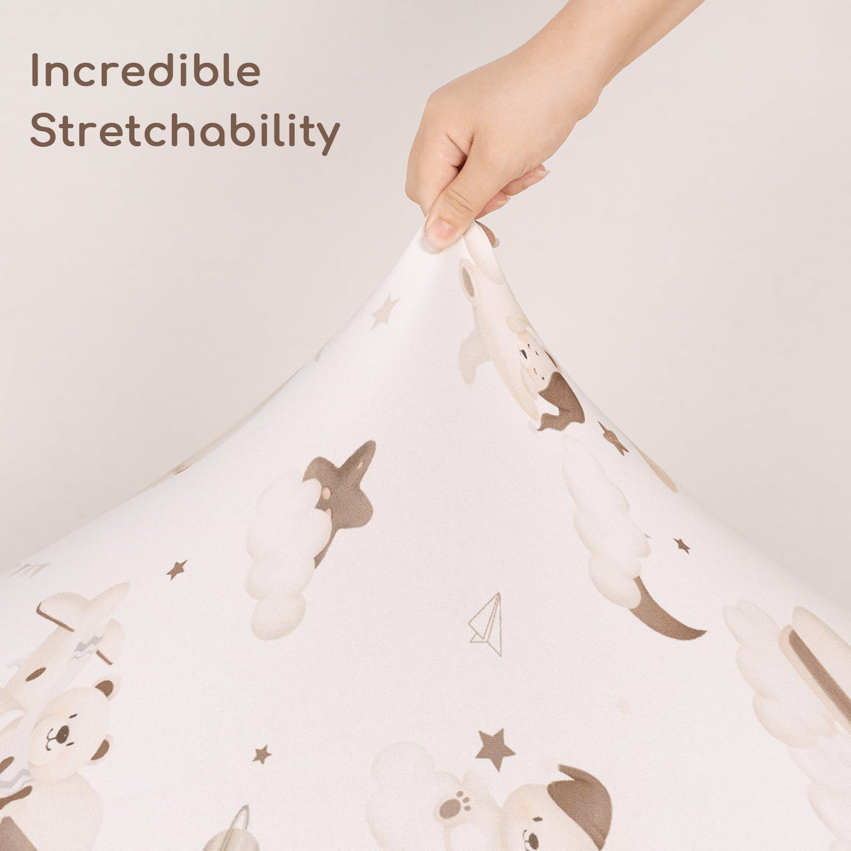 Cot Bed Sheets 120x60 cm Fitted for Baby and Toddler