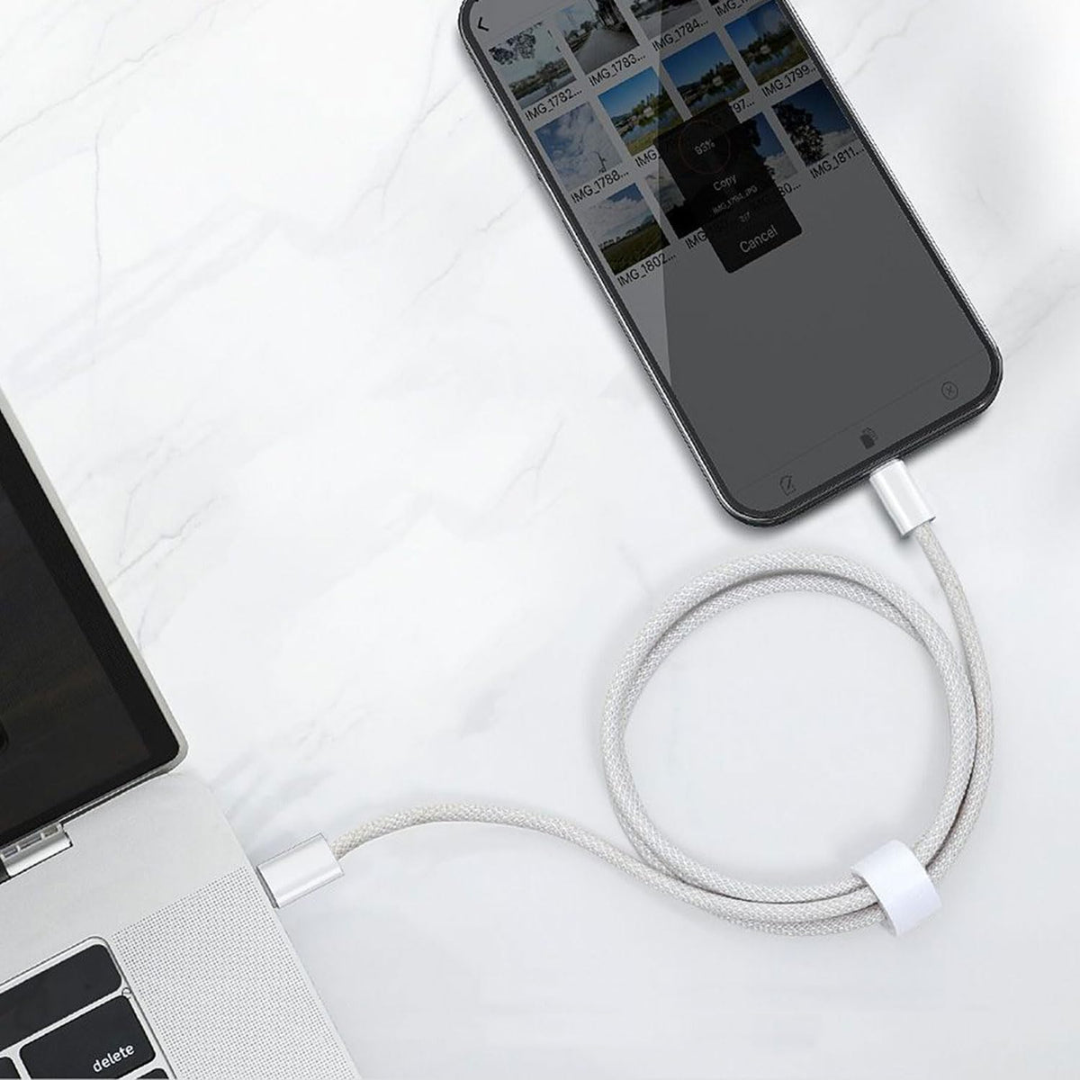 IPhone 18/17/16/15 Car Carplay Charger Cable, USB A to USB C Woven Cable Compatible for IPhone 17E, 16E,18/17/16/15 pro max, Plus, Air Charging Cord, AirPods 4/5 Pro(2nd/3rd Gen) Charging Power Cable
