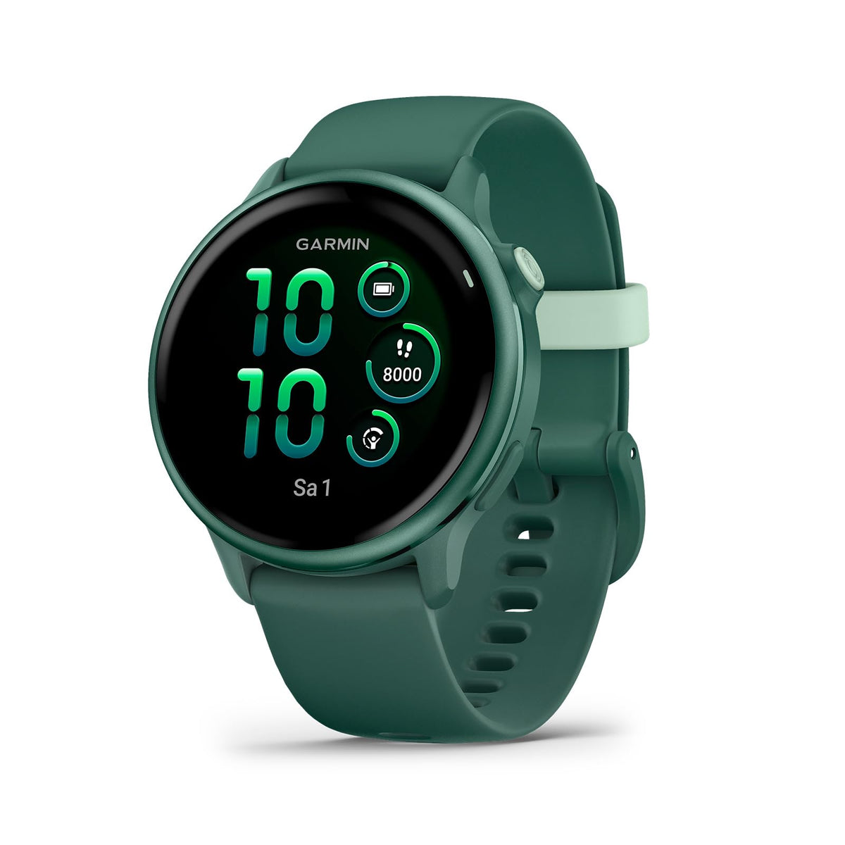 Garmin vívoactive 6, 42mm GPS smartwatch, AMOLED touchscreen, all-day health monitoring, personalised fitness features, advanced sleep coaching, Music, up to 11 days battery life, Bone/Lunar Gold