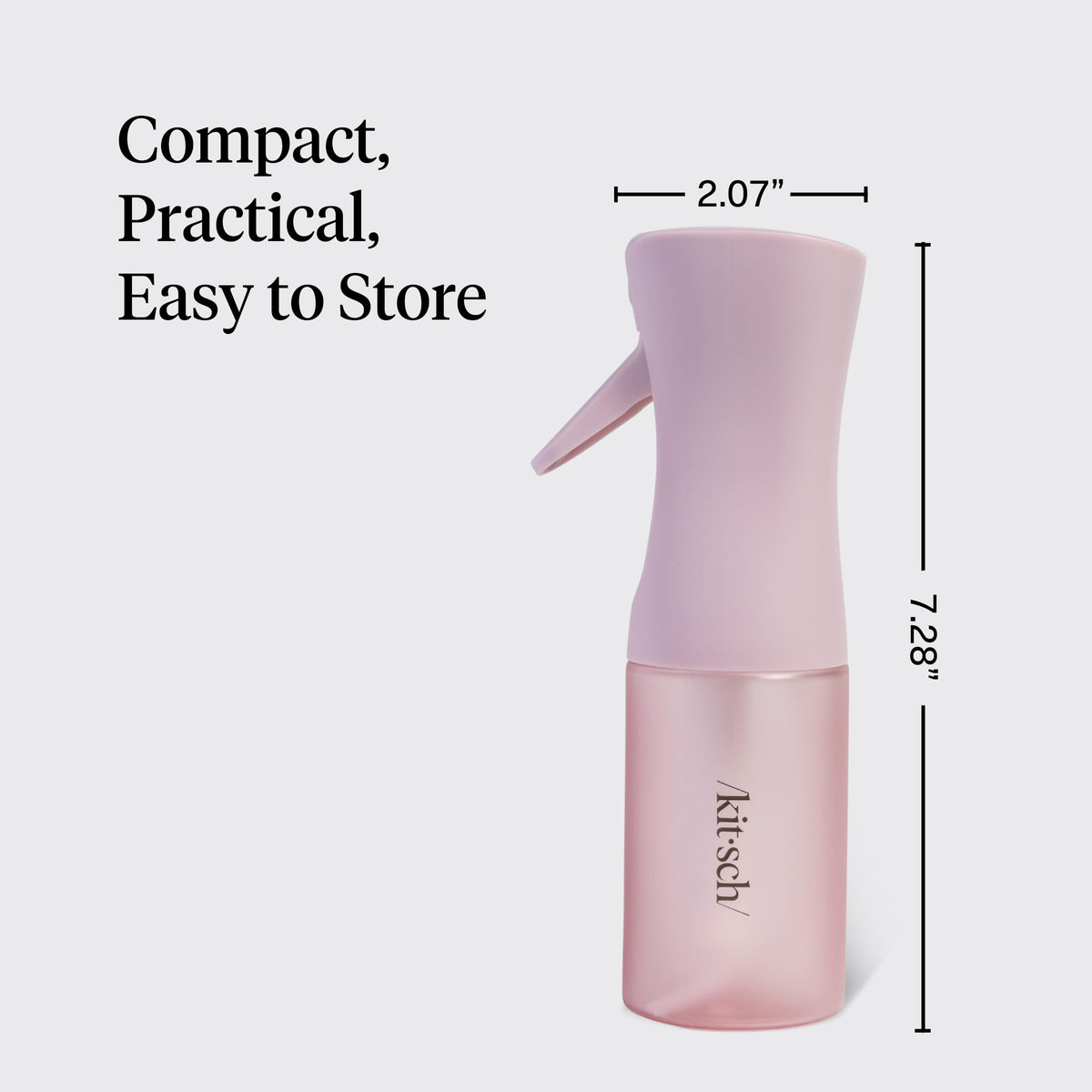 Kitsch Fine Mist Spray Bottle for Hair 150 ml - Terracotta