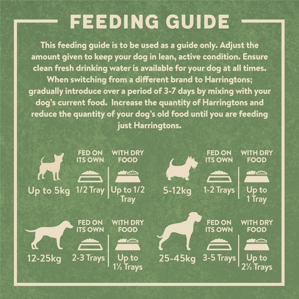 Harringtons Complete Wet Adult Dog Food Trays Meaty Pack 16x400g