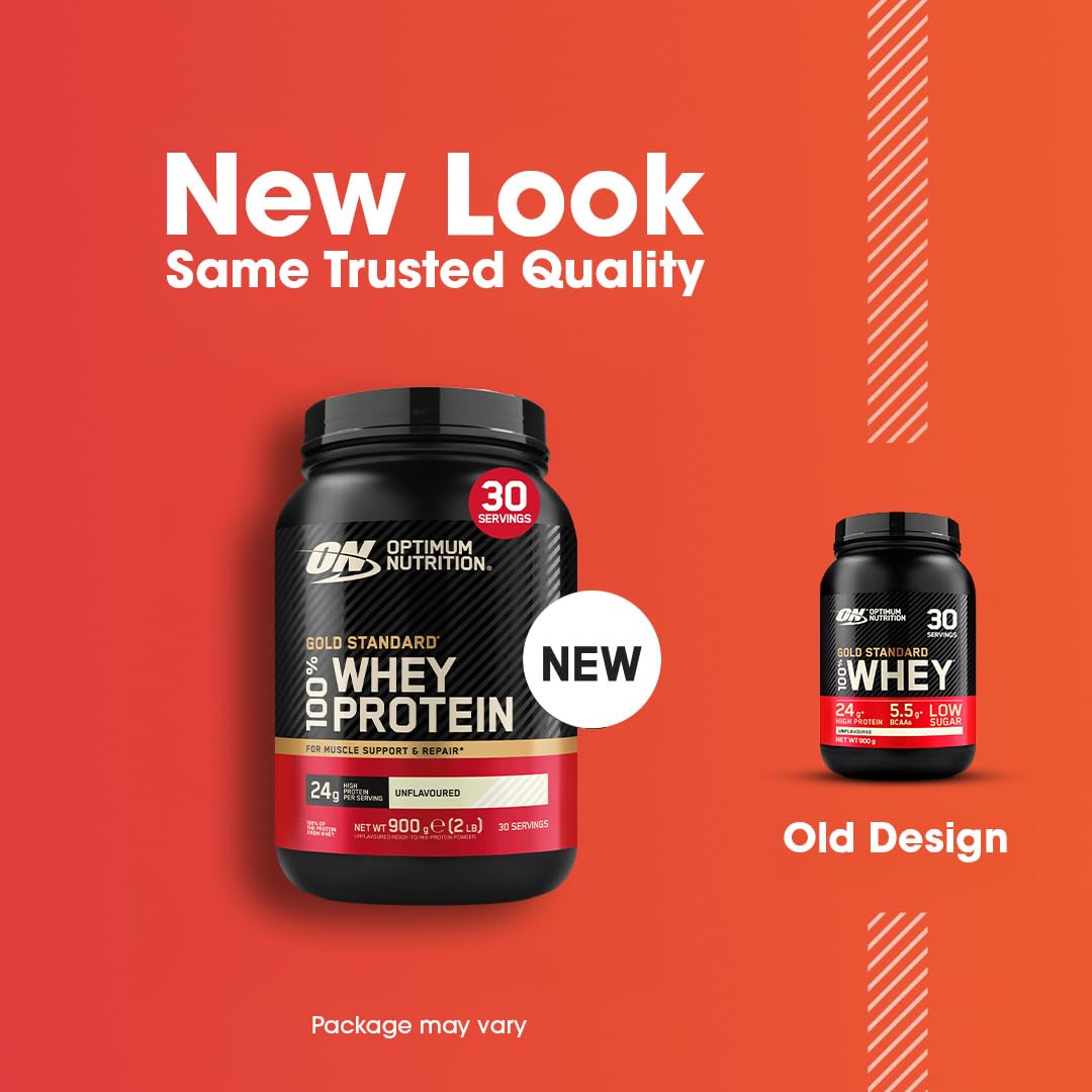 Optimum Nutrition Gold Standard 100% Whey Muscle Building and Recovery Protein Powder With Naturally Occurring Glutamine and BCAA Amino Acids, Double Rich Chocolate Flavour, Pack of 24, 24 x 31g