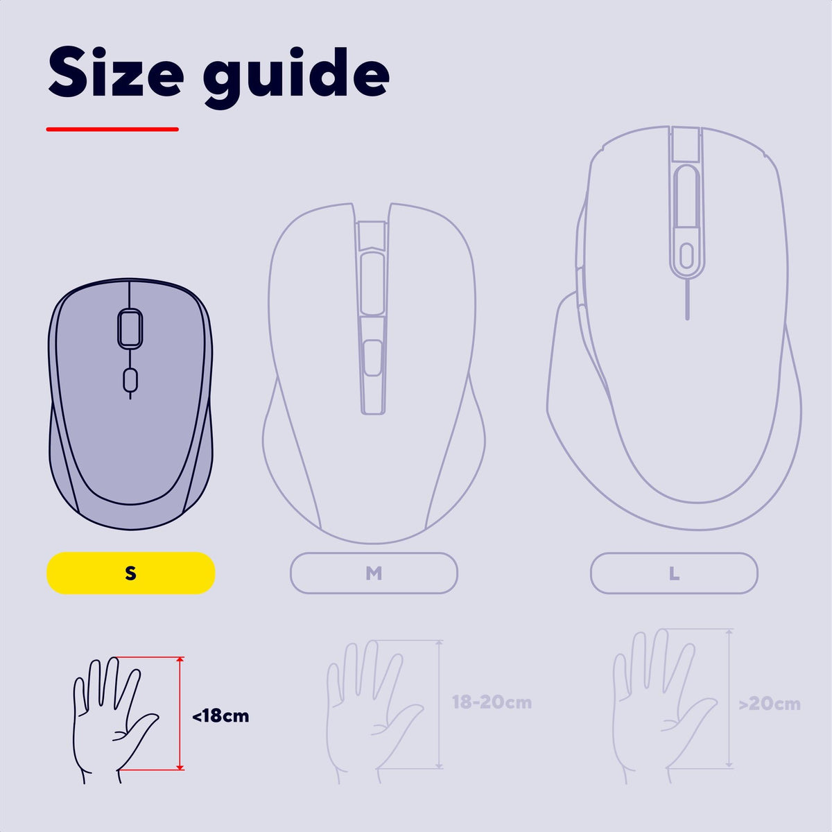 Trust Yvi FX Wireless Mouse with LED Illumination, USB Micro Receiver, RF 2.4 GHz, 800/1600 DPI, Ambidextrous, 8 m Range, Computer Mouse for Laptop, PC and Mac - Pink