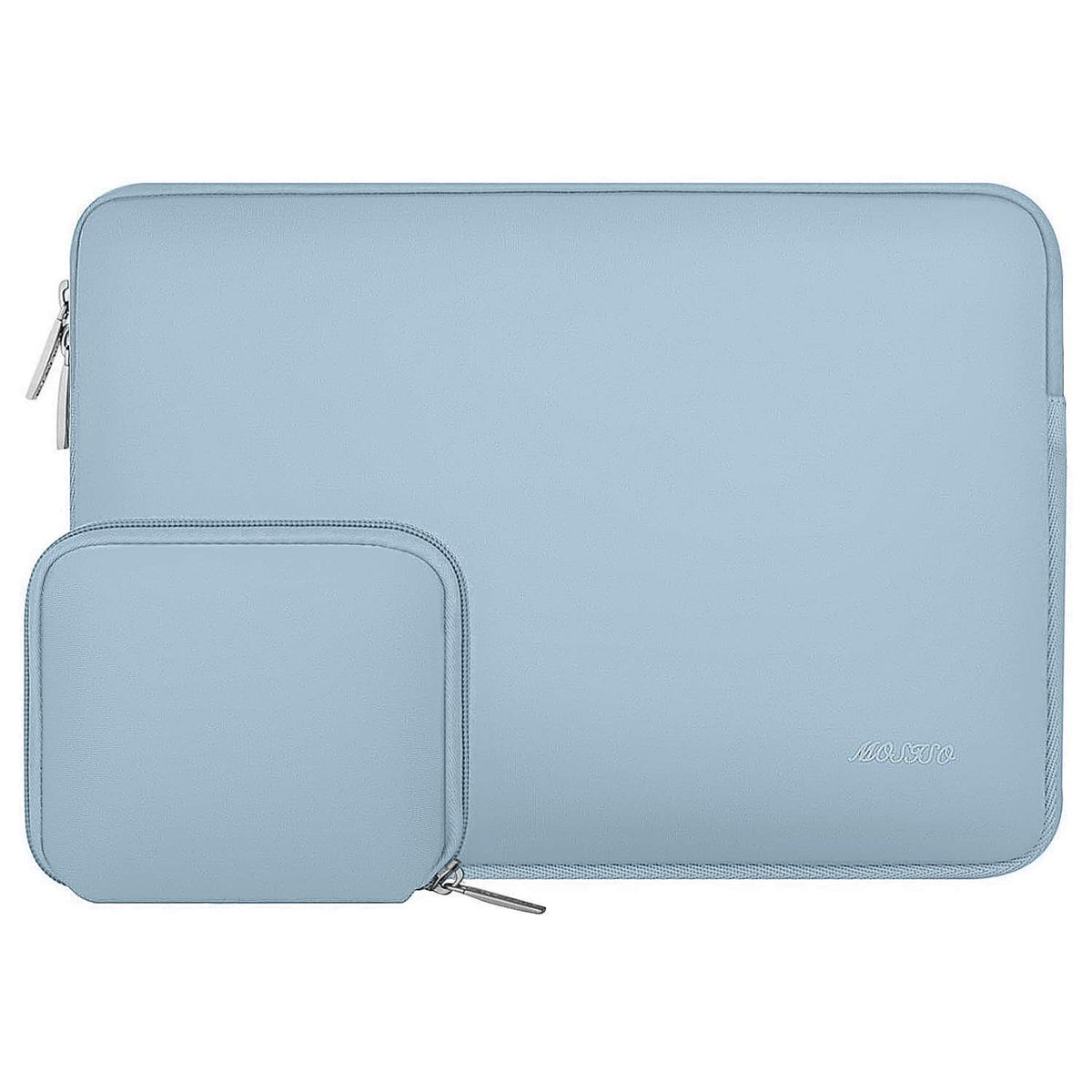 MOSISO 13 inch Laptop Case Neoprene Sleeve with Small Bag,Dusty Rose