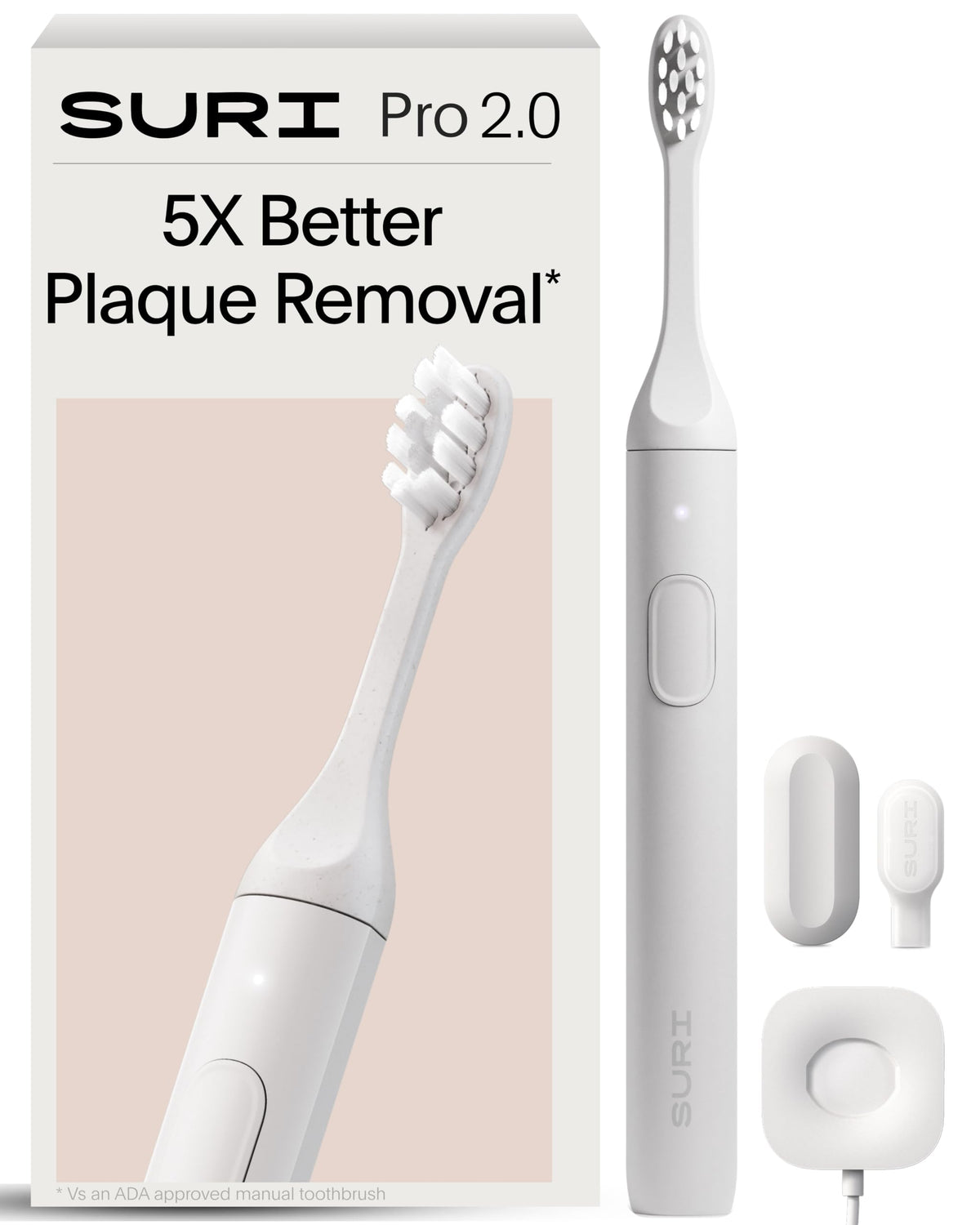 SURI Recyclable Electric Toothbrush Heads | Core & Pro Compatible | Long Lasting Replacement Heads | Pack of 3 | Winter Fern