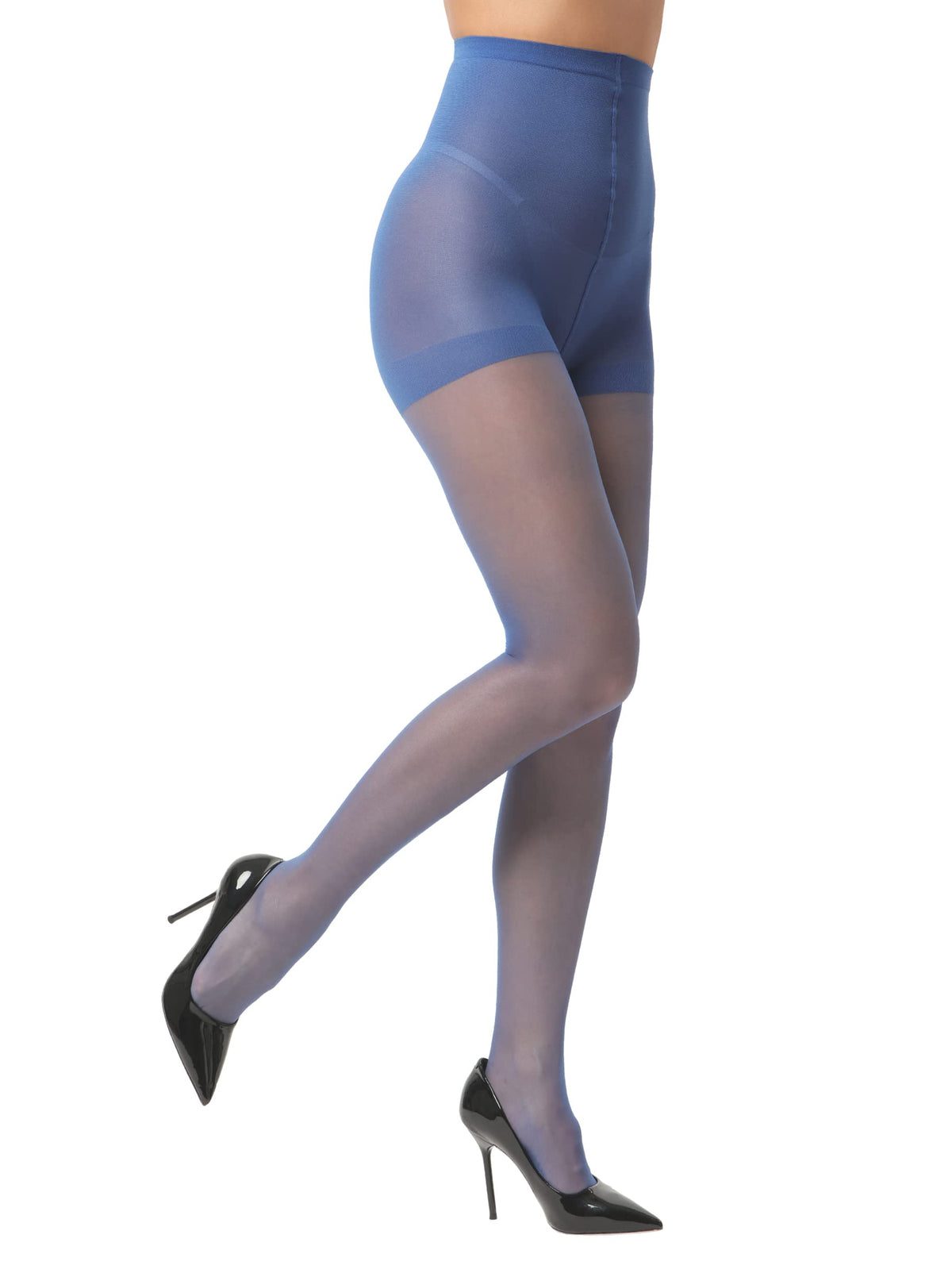 EVERSWE 3 Pairs 20D Women's Sheer Tights with Reinforced Toes