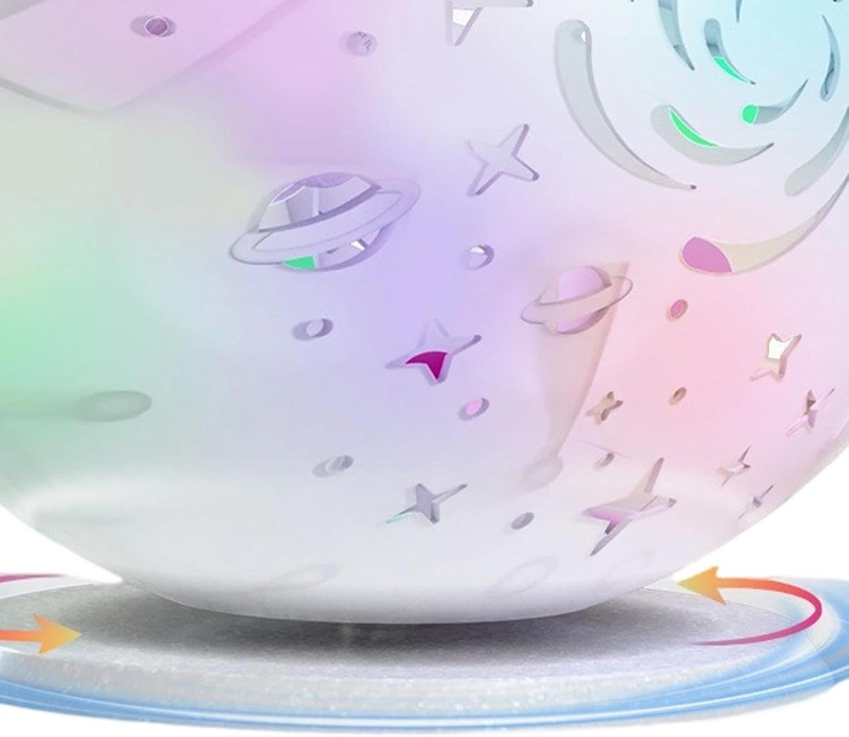 Bubble Machine for Kids Rechargeable with 360° Rotation and
