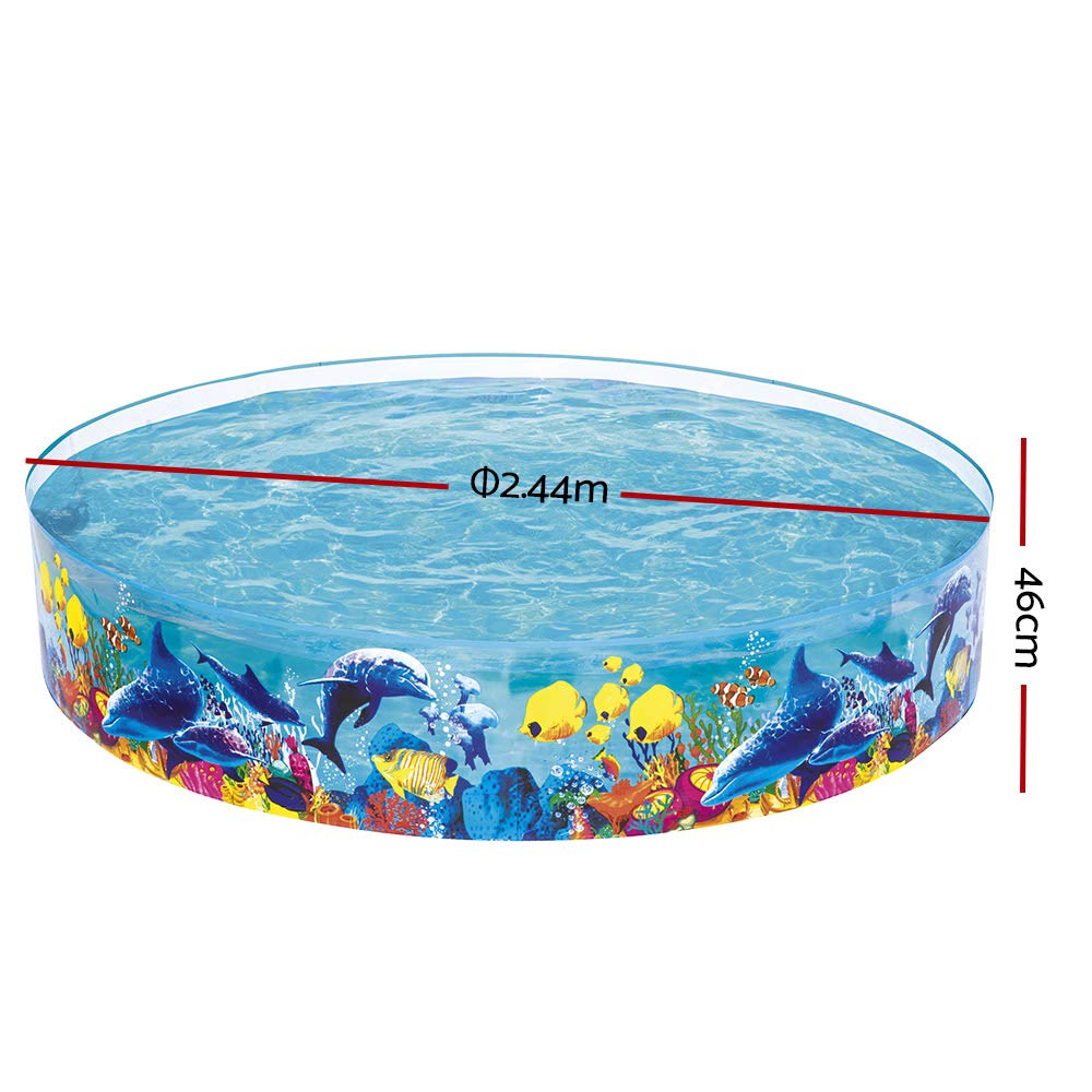Bestway Sea Creature Kids Paddling Pool — 48 inch Round, 219 Litres | Toddlers & Children