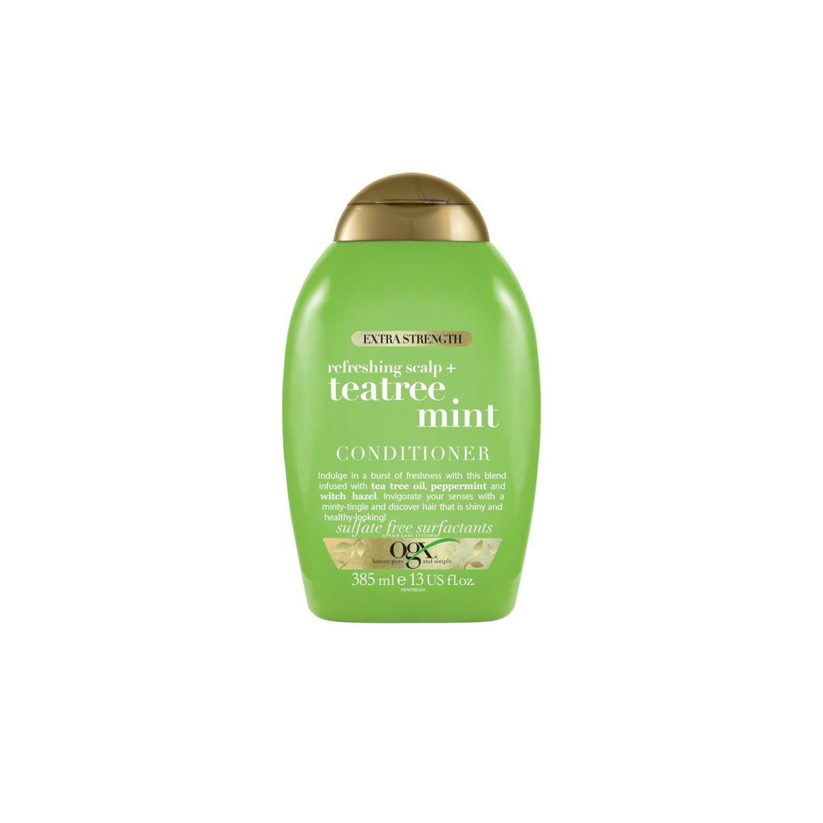 OGX Refreshing Scalp with Rosemary Mint Shampoo, Clarifying Blend to Remove Excess Oil and Residue, Clears Away Buildup, Sulfate Free, 385ml